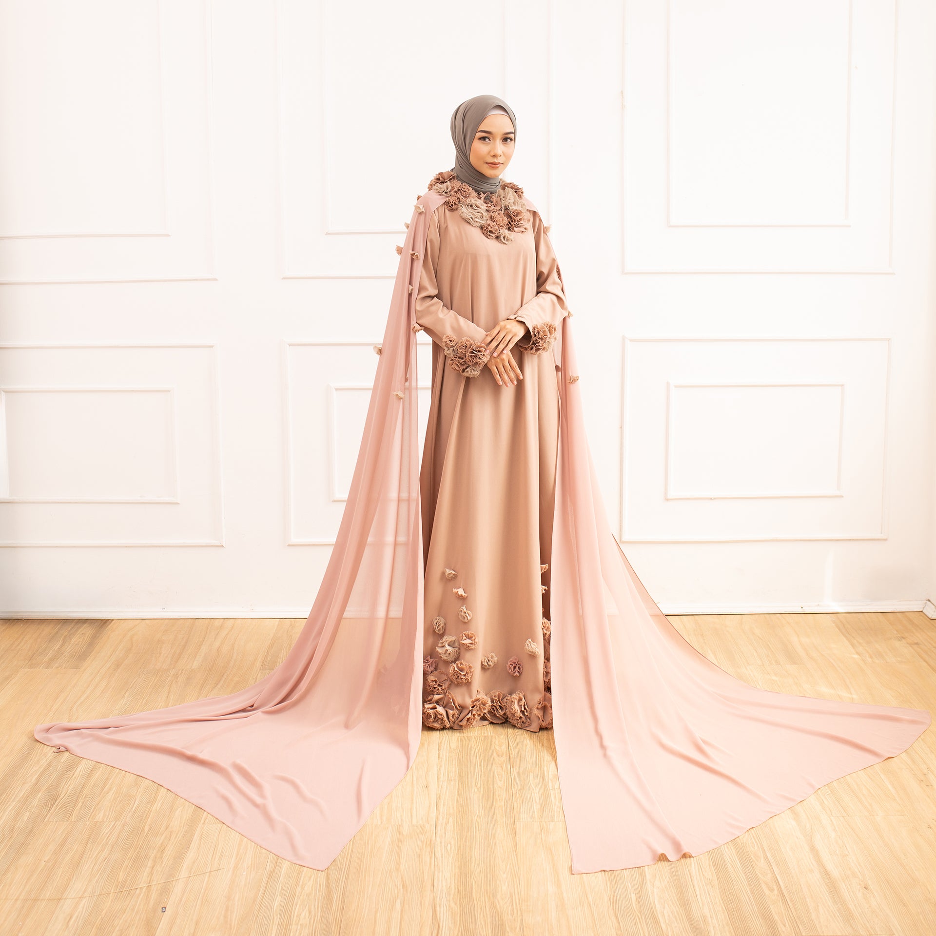 Gamis Long Dress Blooms