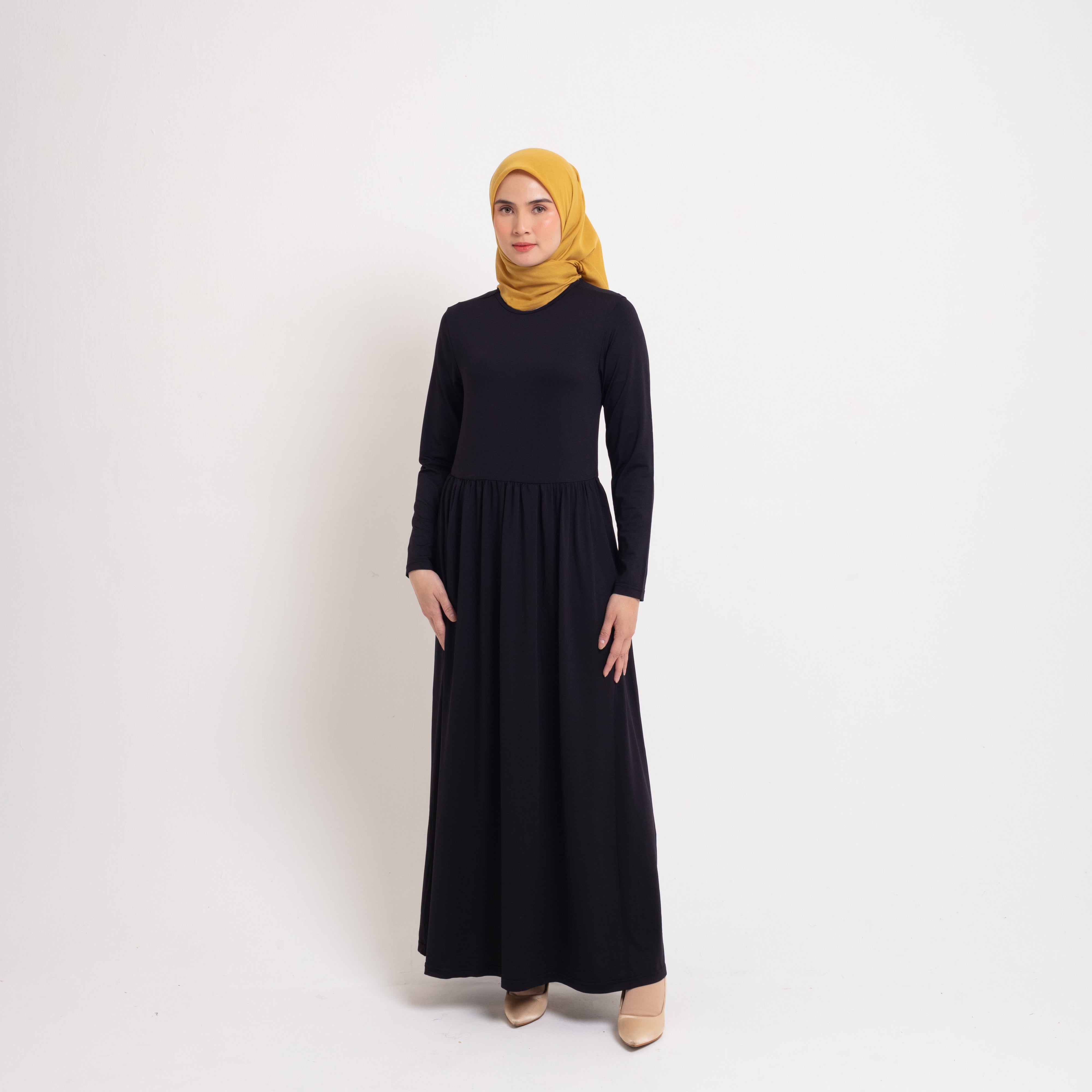 Elzatta Gamis Oliza - Hitam