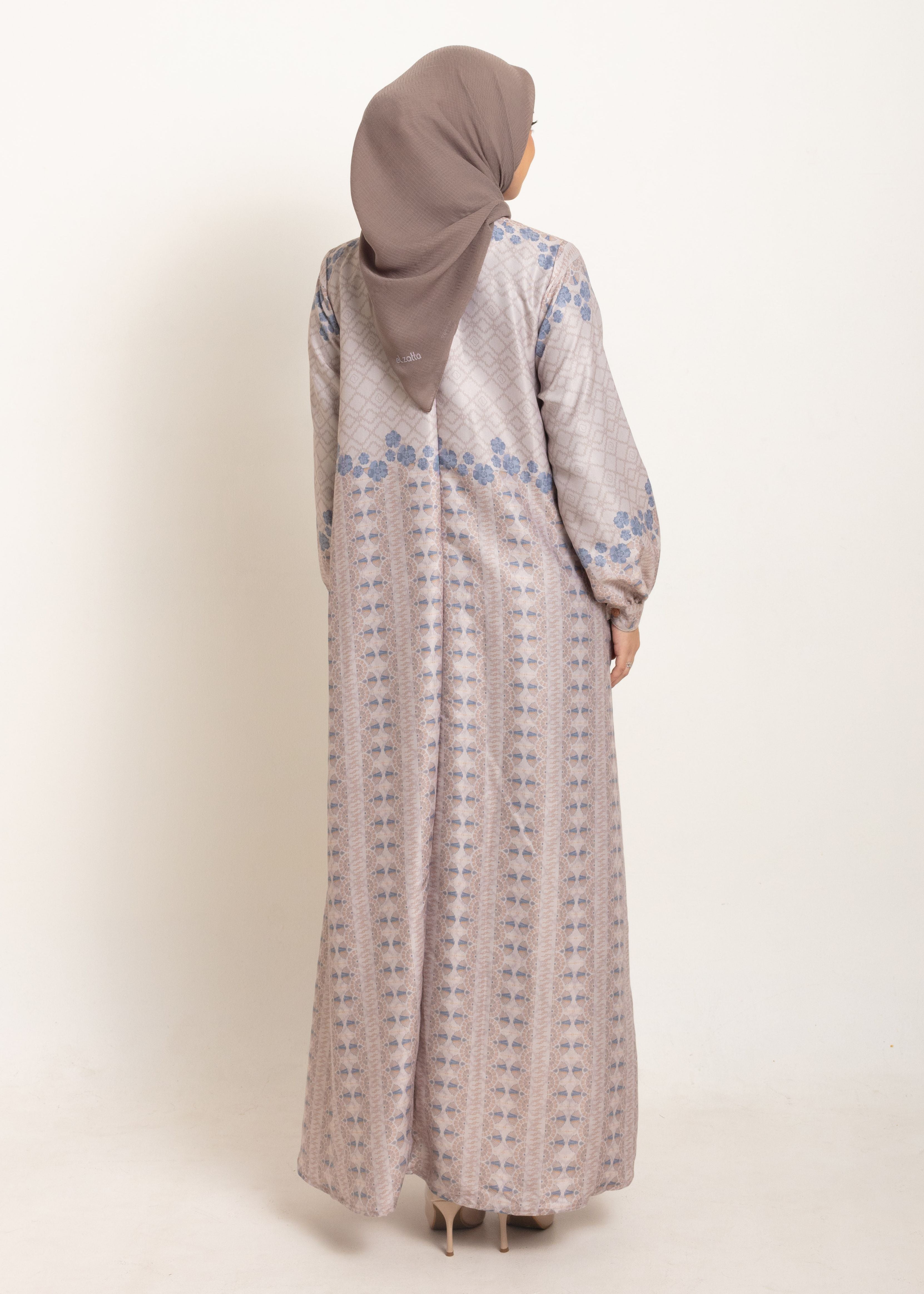 Gamis Border Lengan Azahara