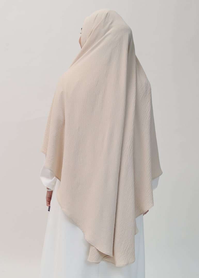 Khimar Tekstur Crinkle
