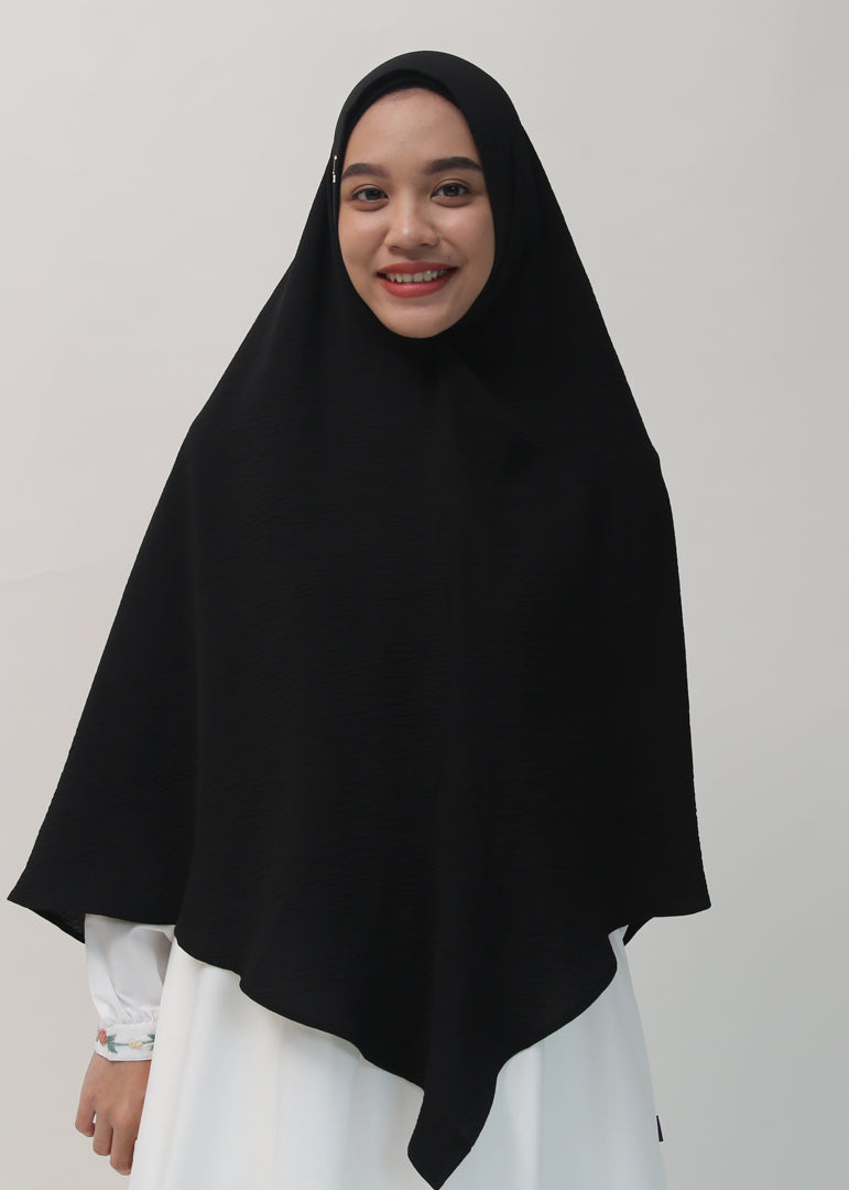 Khimar Tekstur Crinkle