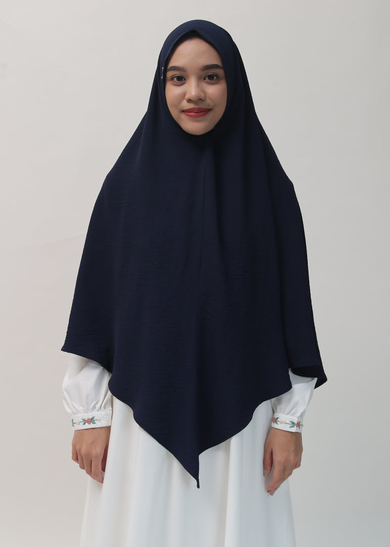 Khimar Tekstur Crinkle