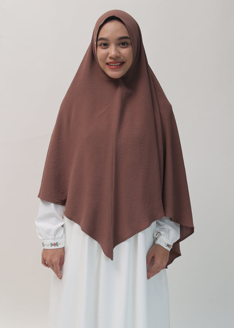 Khimar Tekstur Crinkle