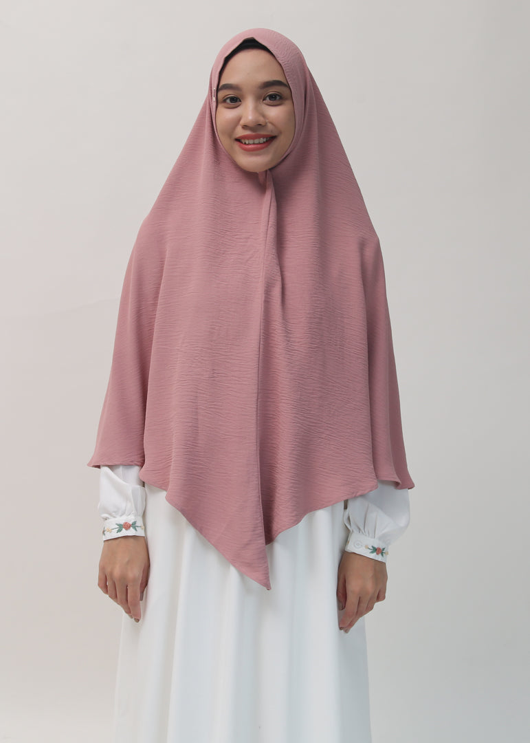 Khimar Tekstur Crinkle