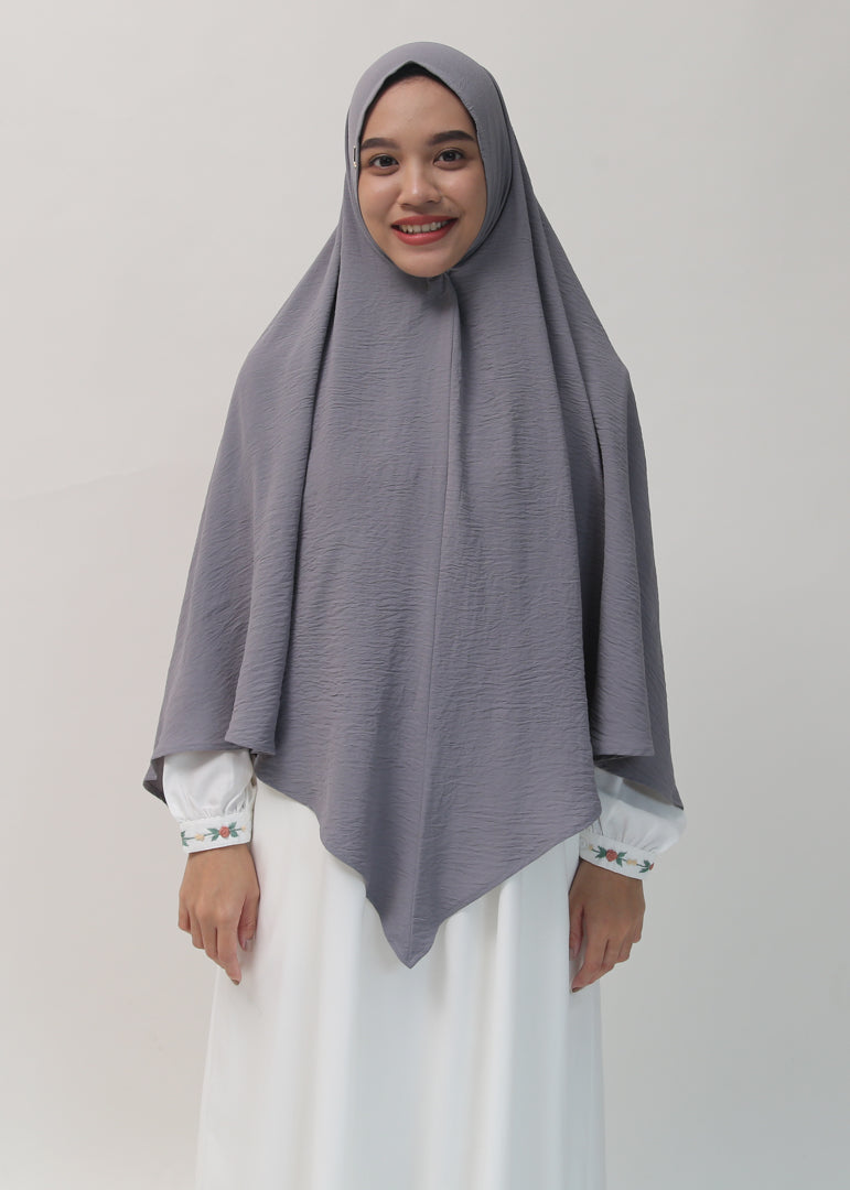 Khimar Tekstur Crinkle