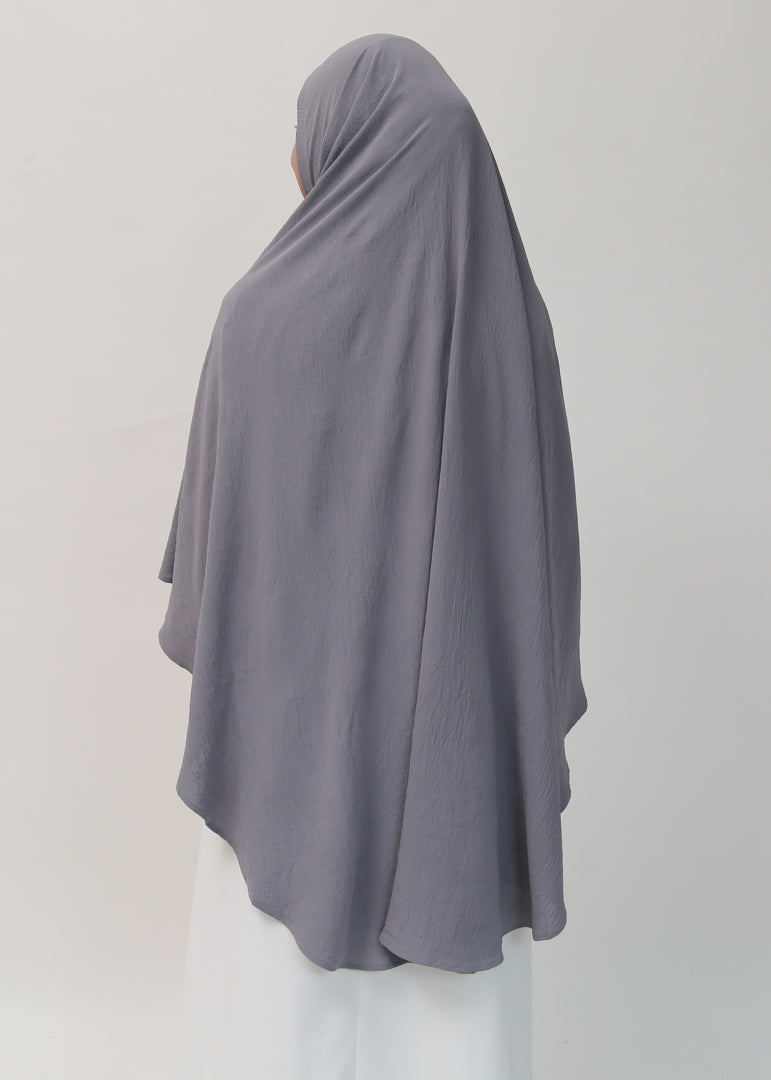 Khimar Tekstur Crinkle