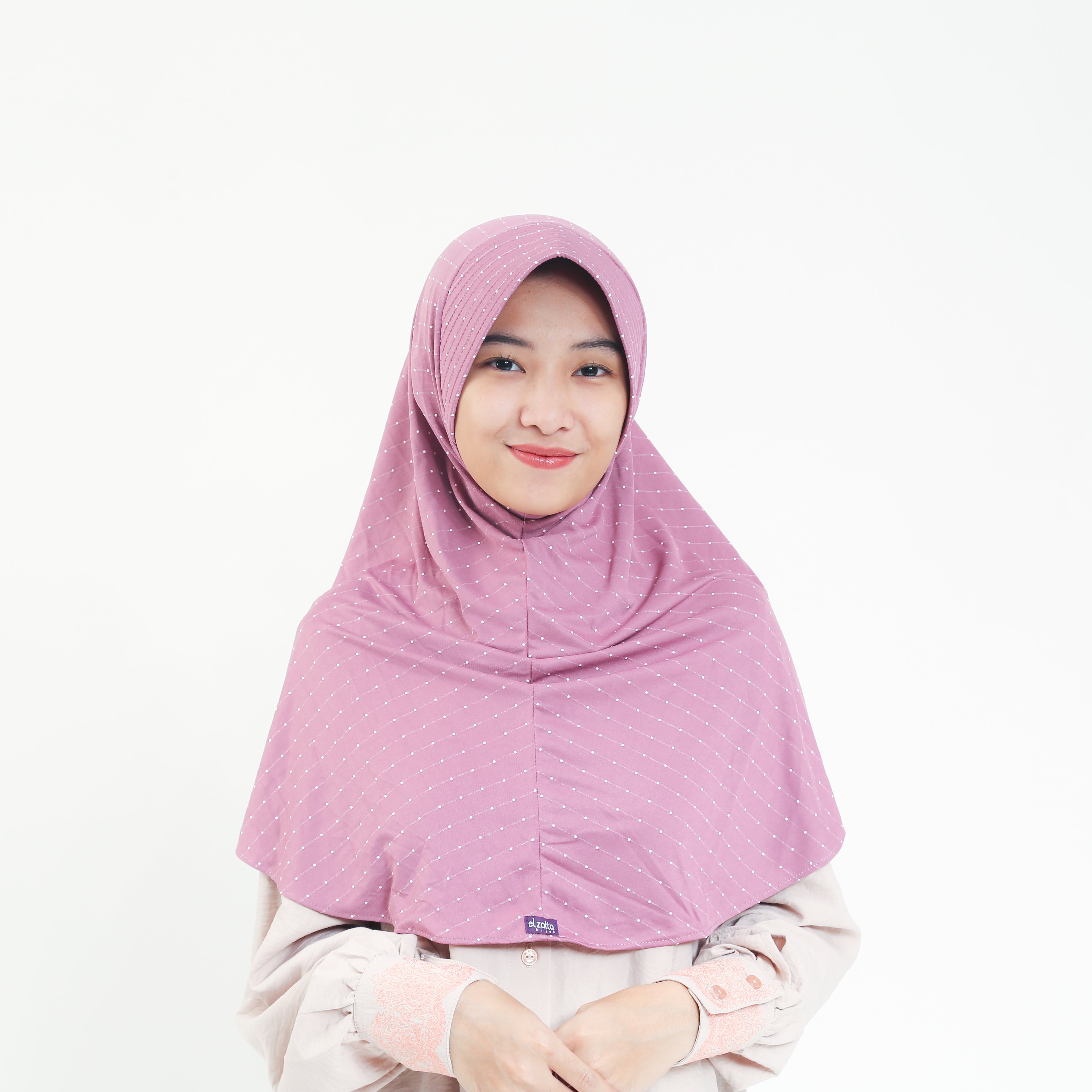 Elzatta Bergo Olina Polka - Dusty Purple