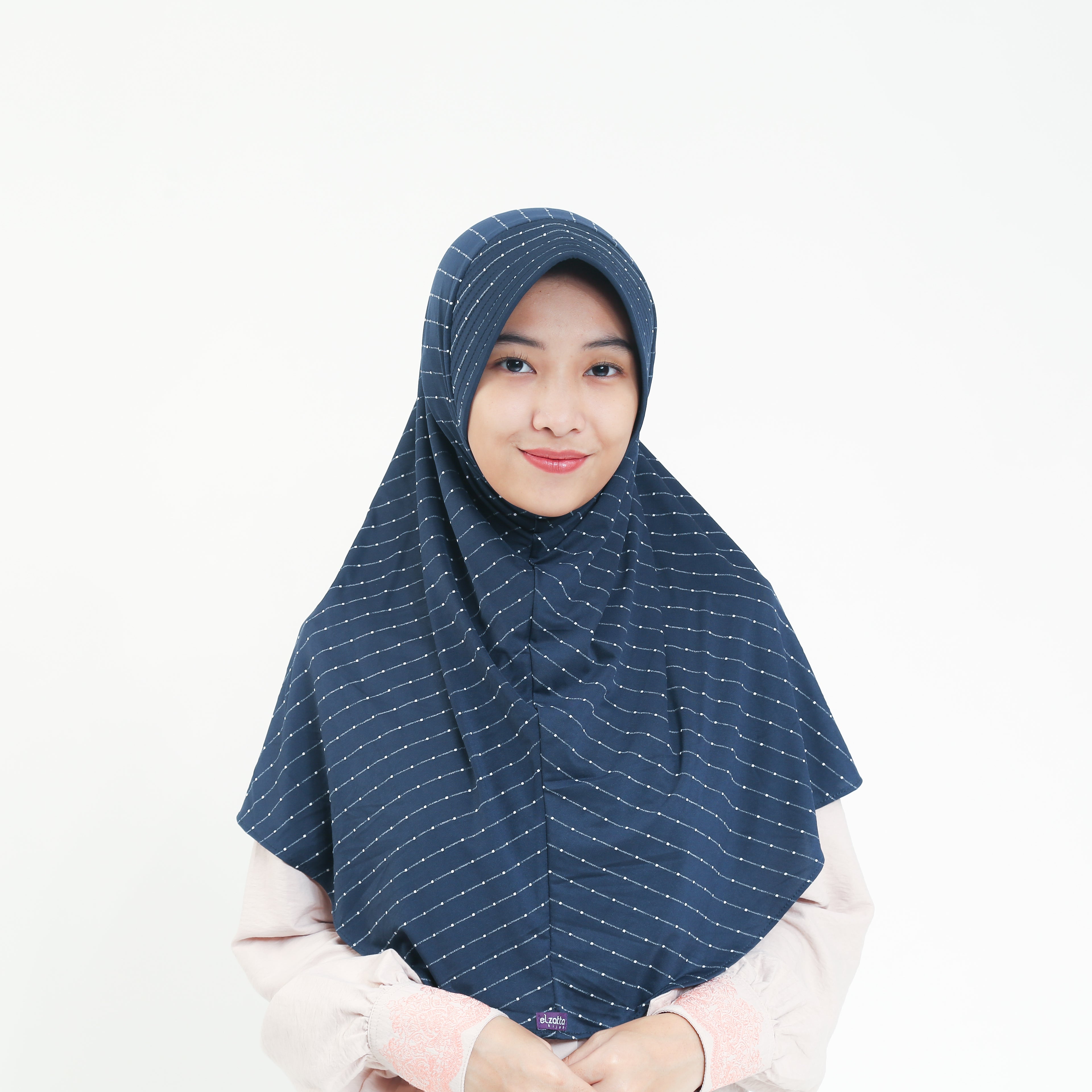 Elzatta Bergo Olina Polka - Navy