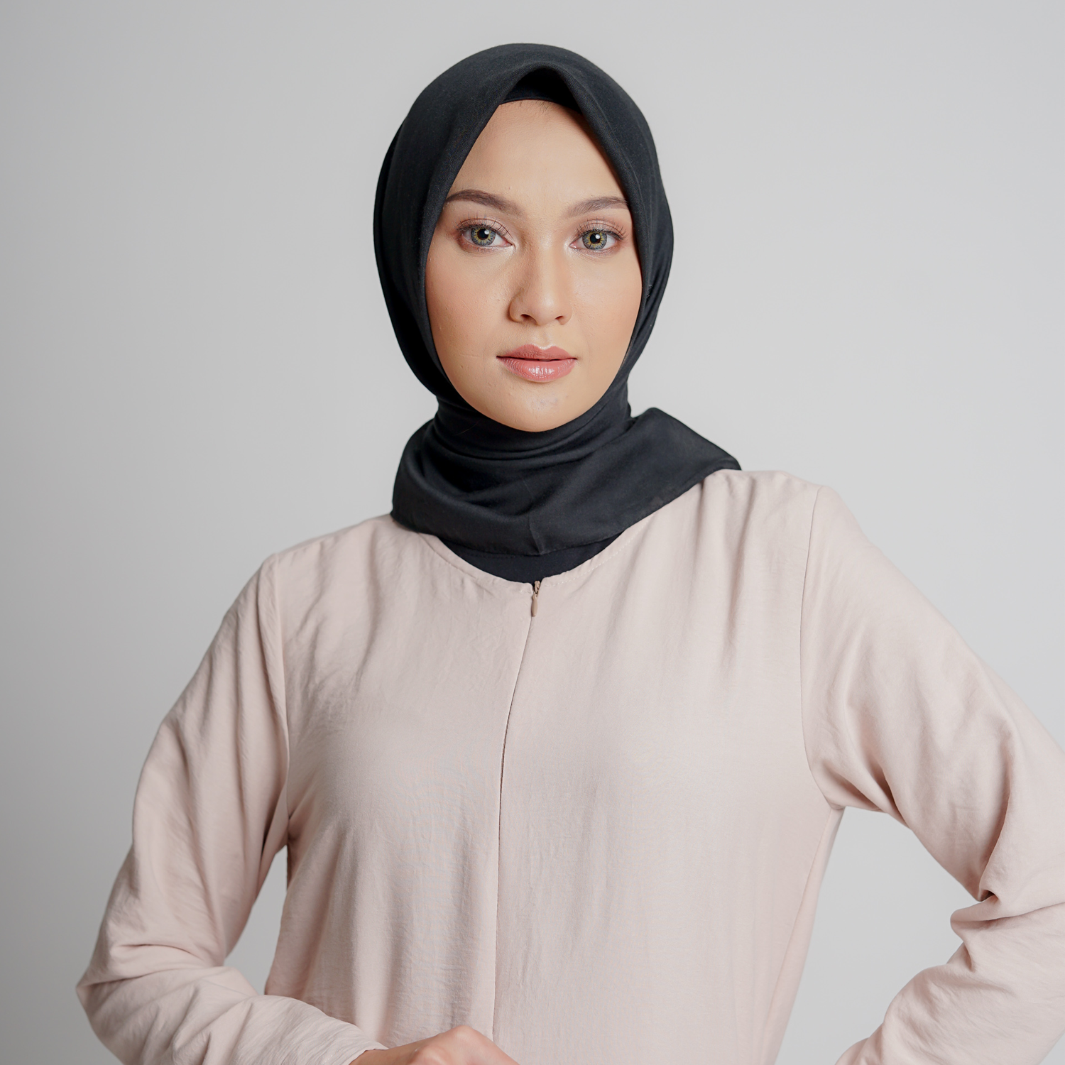 Elzatta Basic Gamis Airflow - Khaky