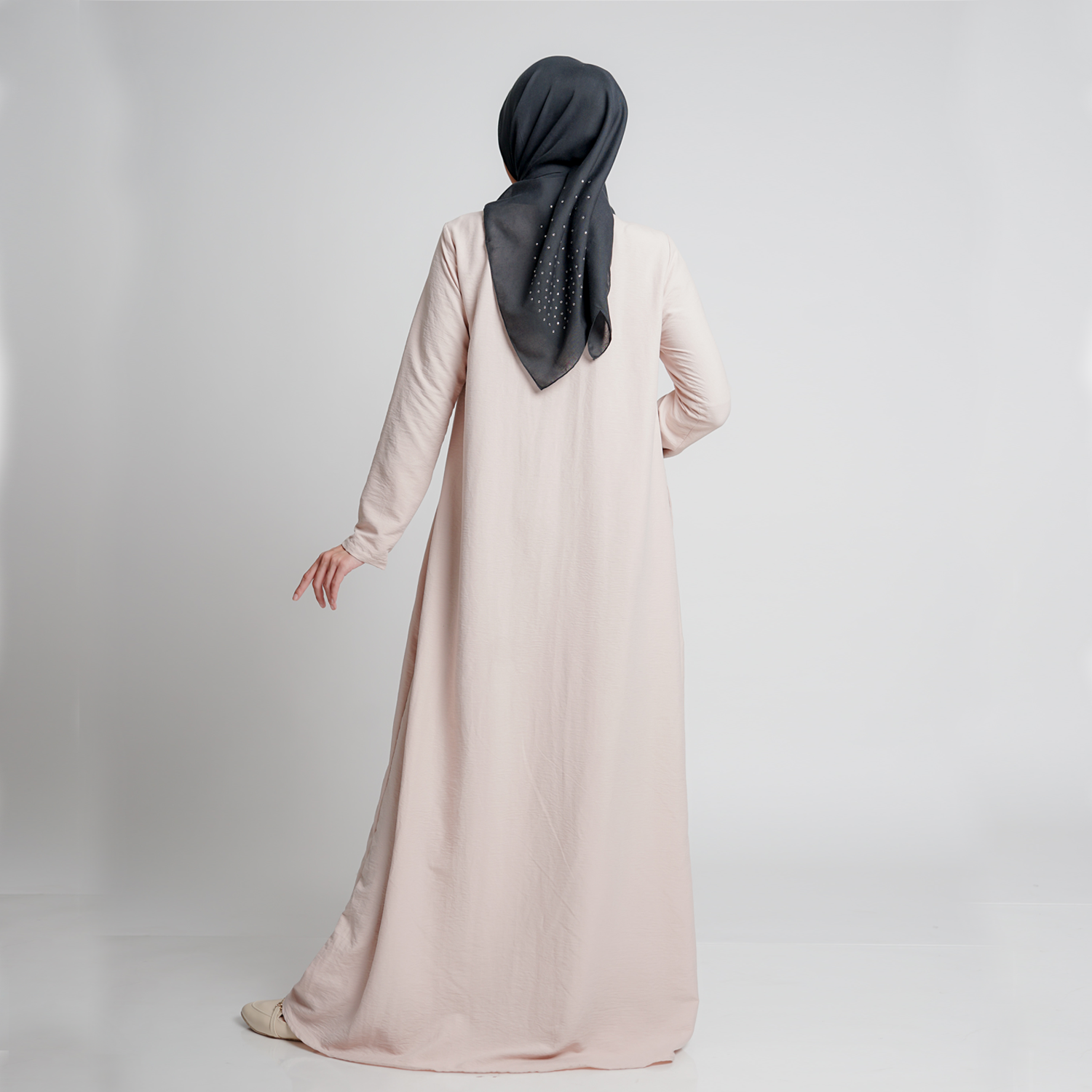 Elzatta Basic Gamis Airflow - Khaky