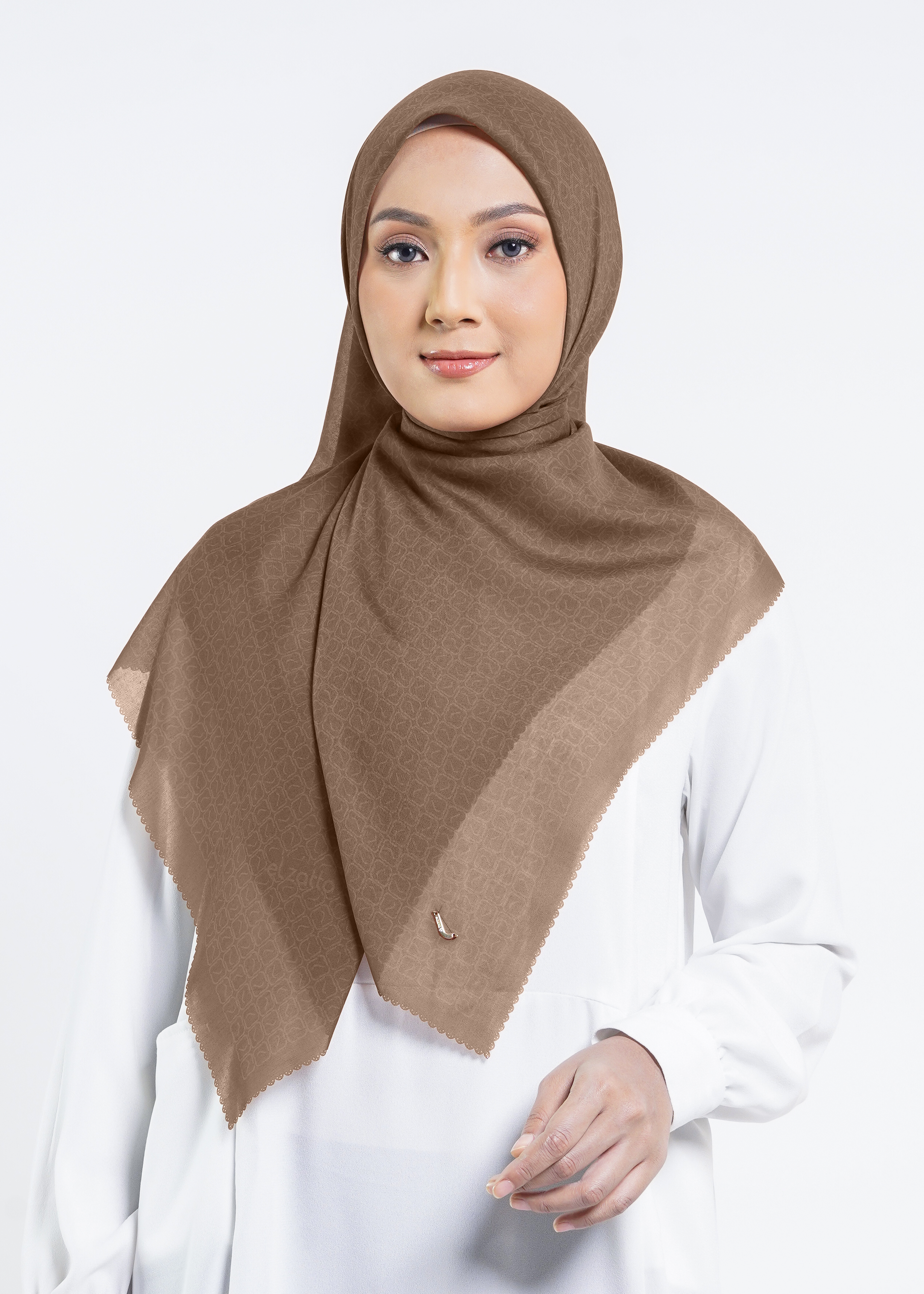 Elzatta Hijab Kanara L Square Monogram Syar`i