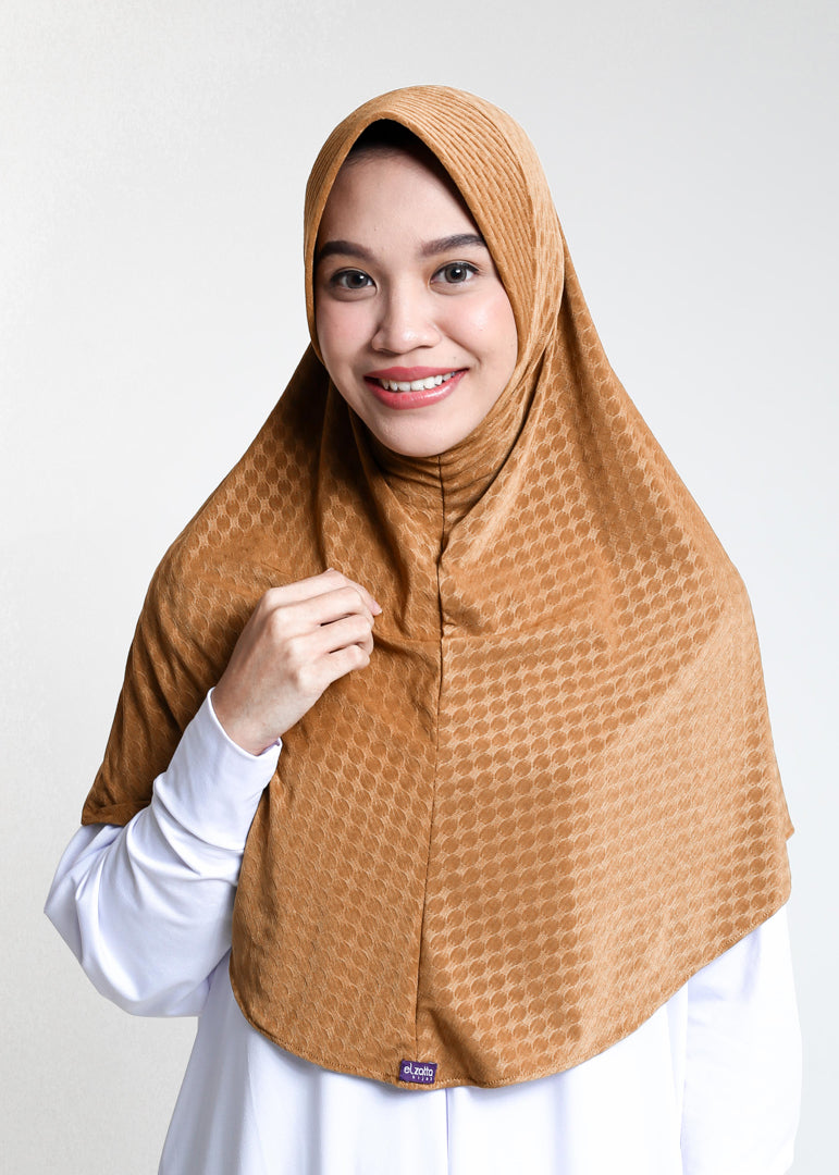 Elzatta Jilbab Instan Polos Olina Oval