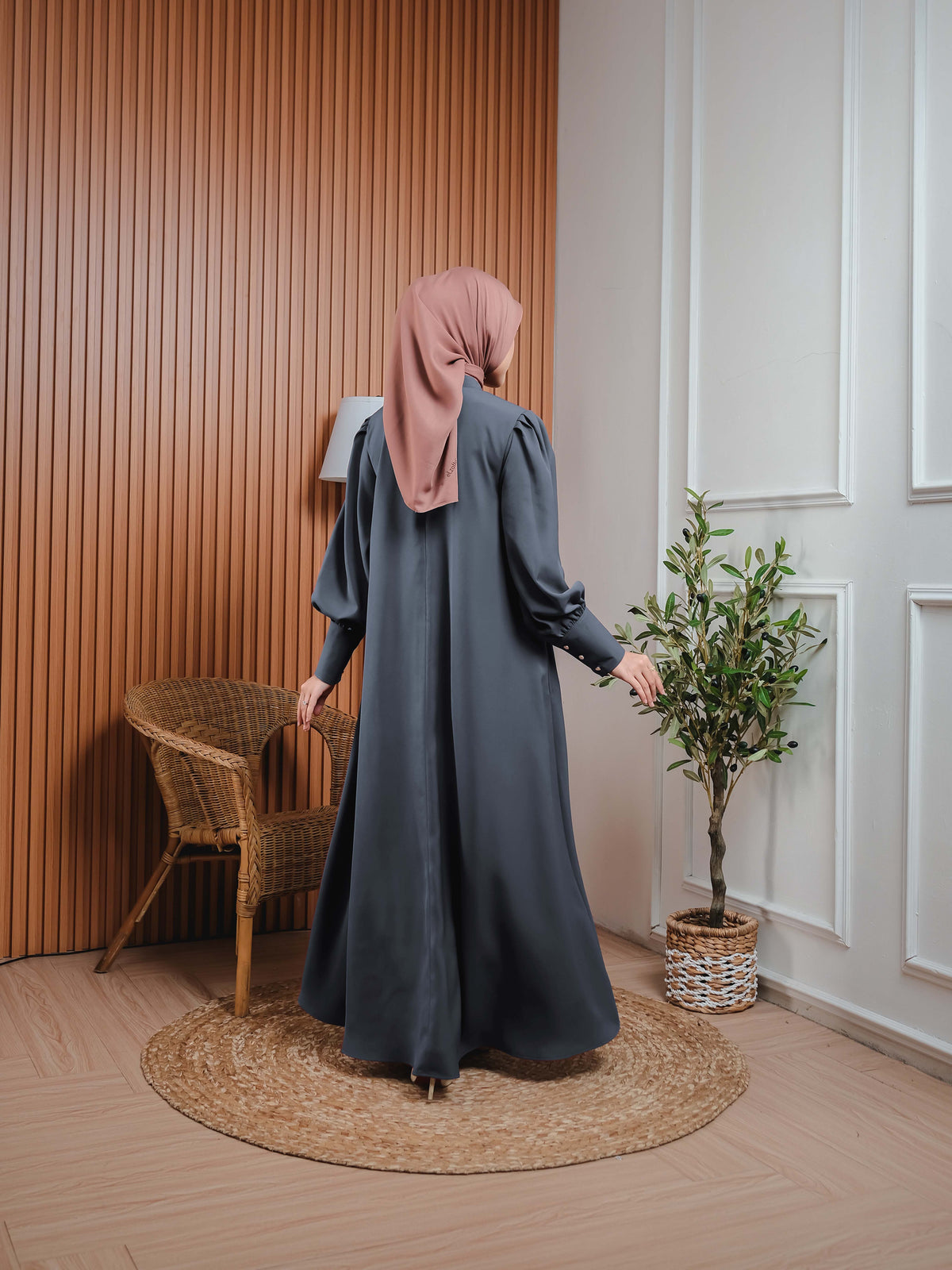 Elzatta Gamis Kancing Full A