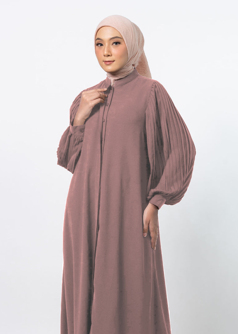Gamis Lengan Pleats