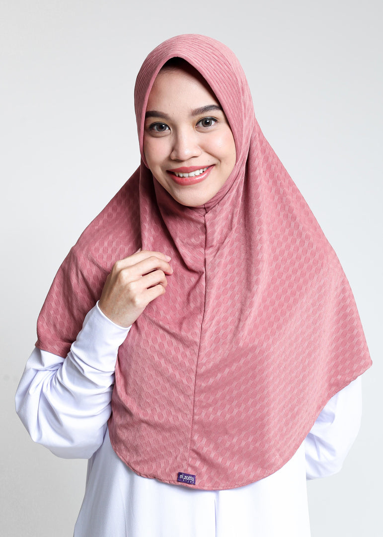 Elzatta Jilbab Instan Polos Olina Oval