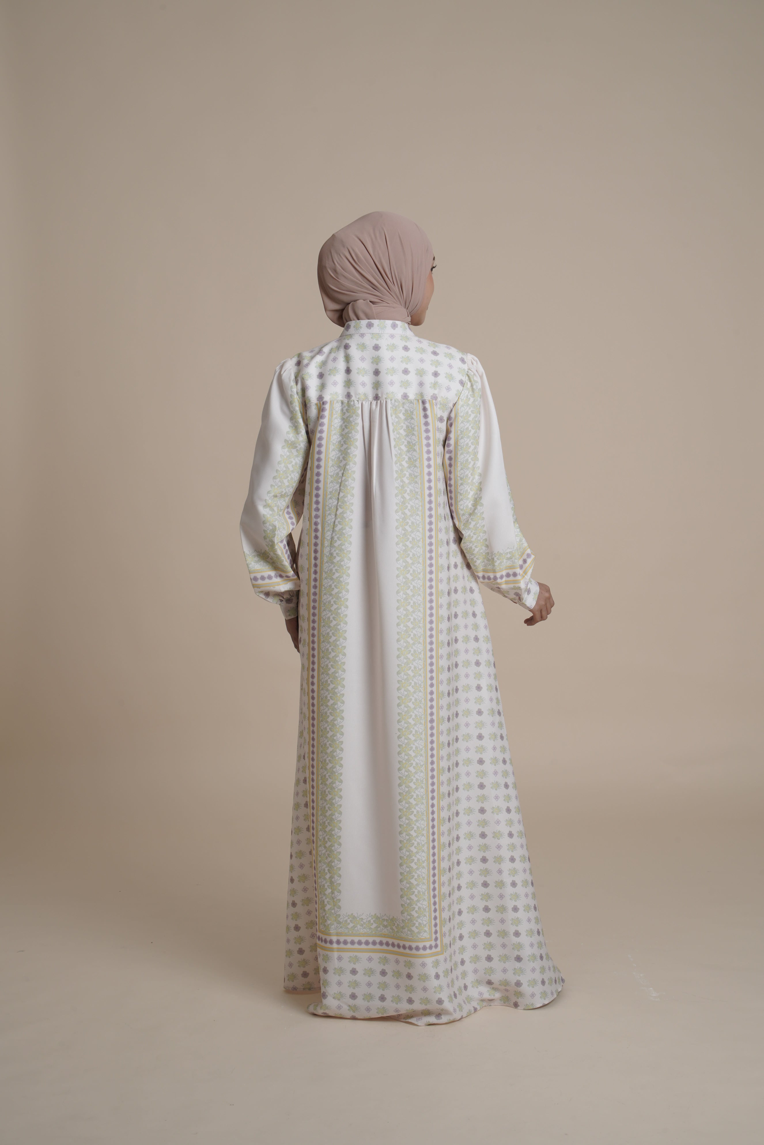 Gamis Beads Miryam - Cream