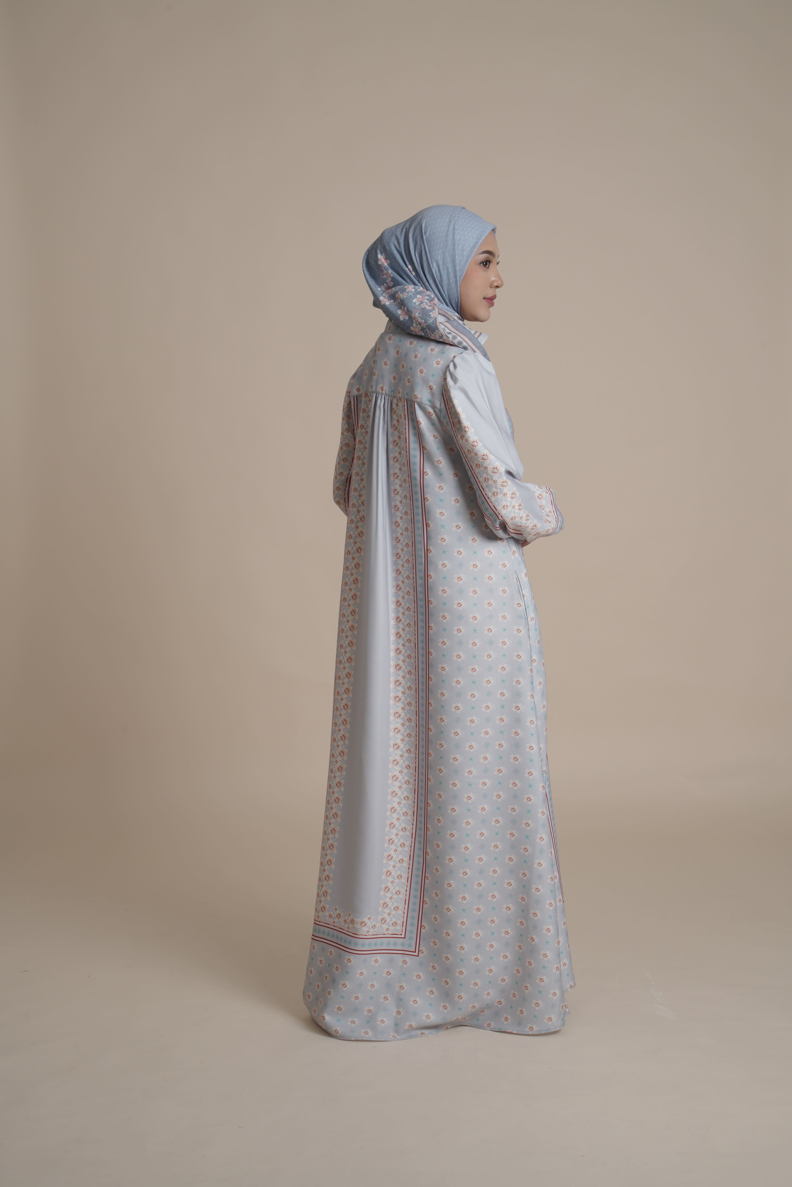 Gamis Beads Miryam - Cream