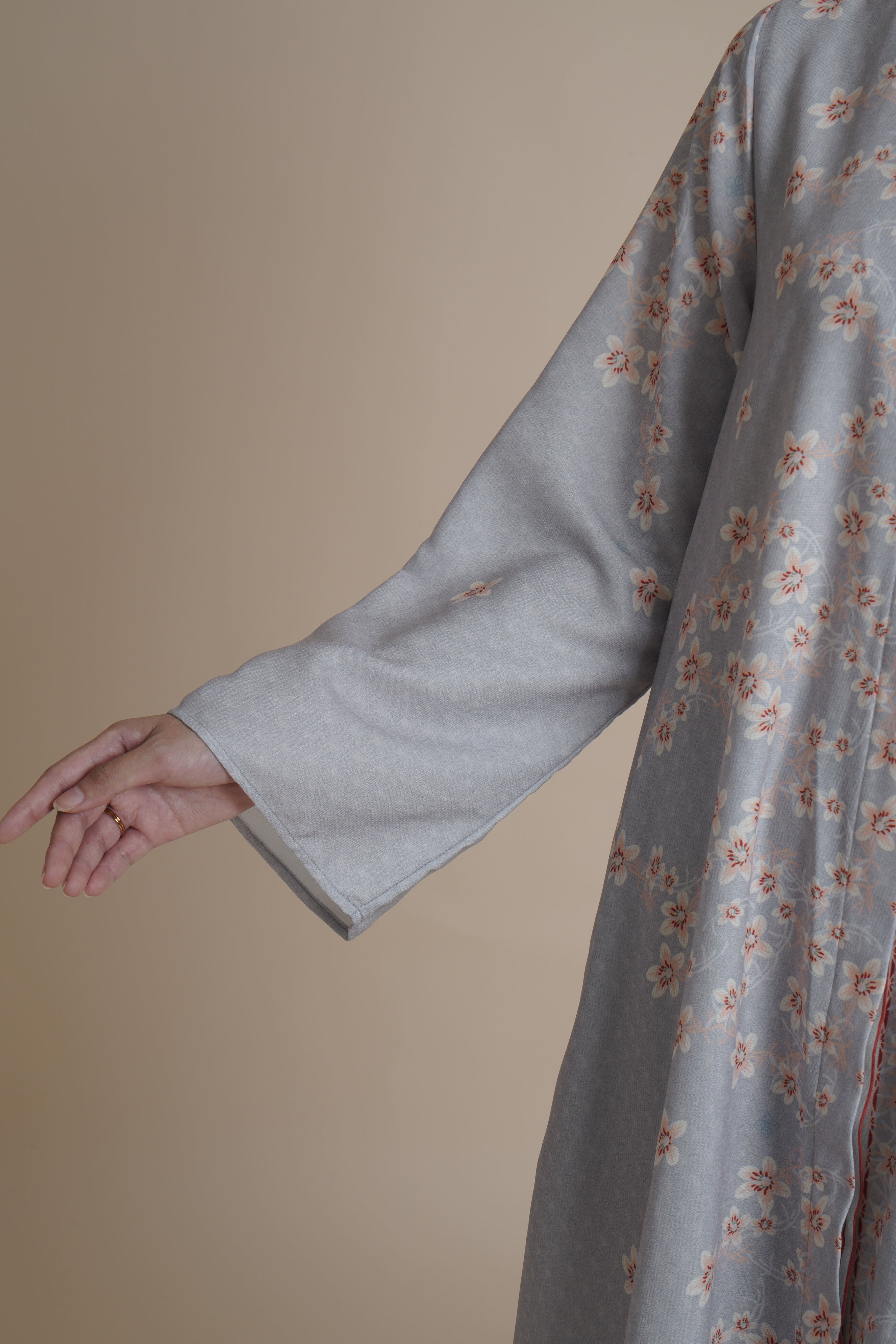 Gamis Kerut Miryam - Cream