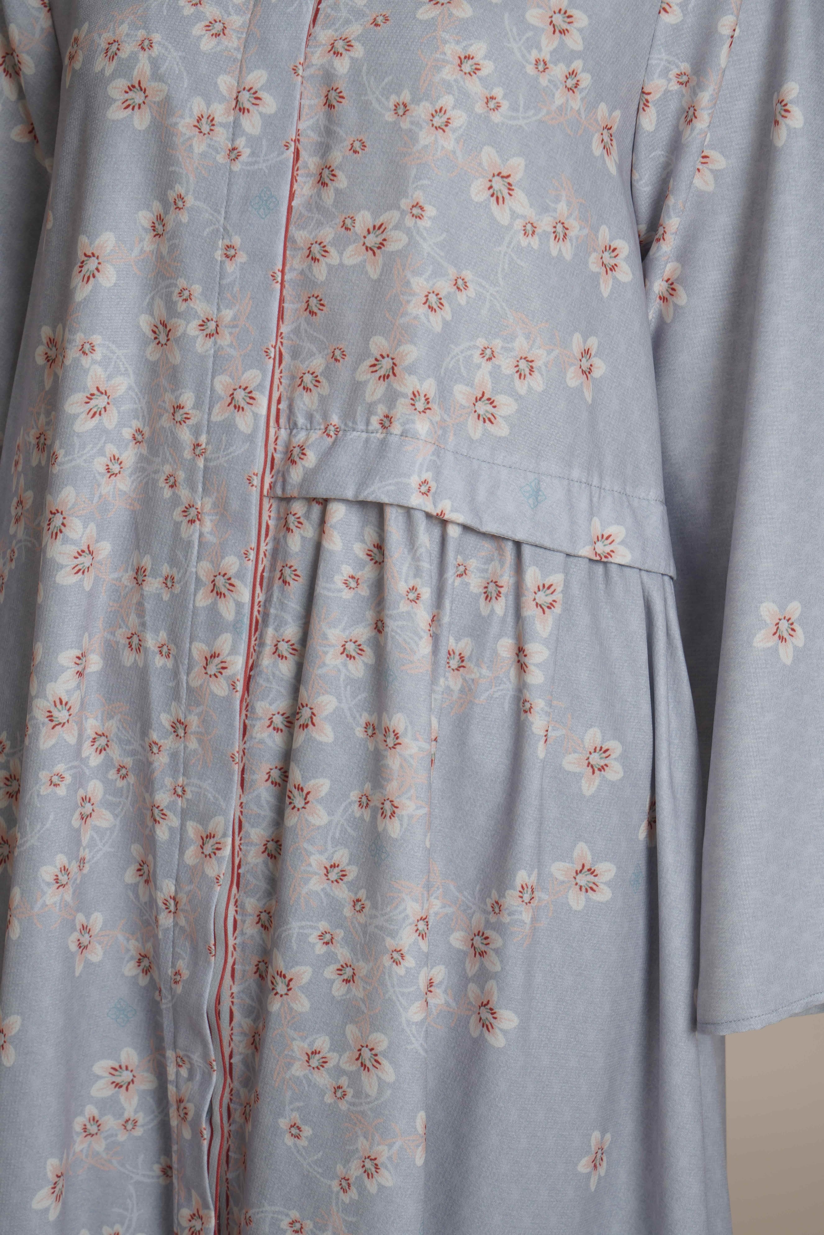 Gamis Kerut Miryam - Cream