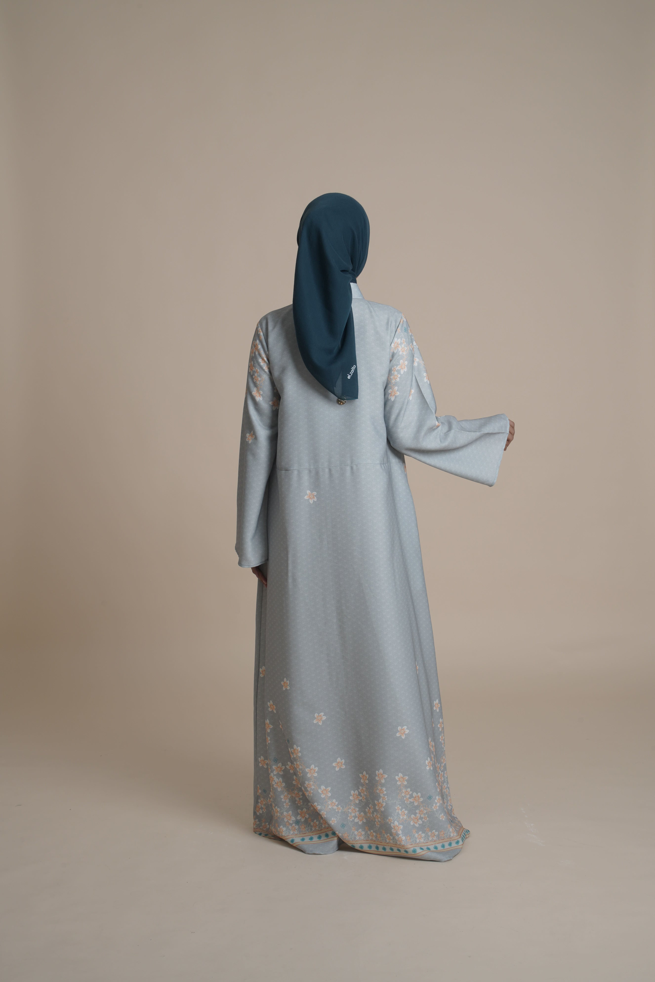 Gamis Kerut Miryam - Cream