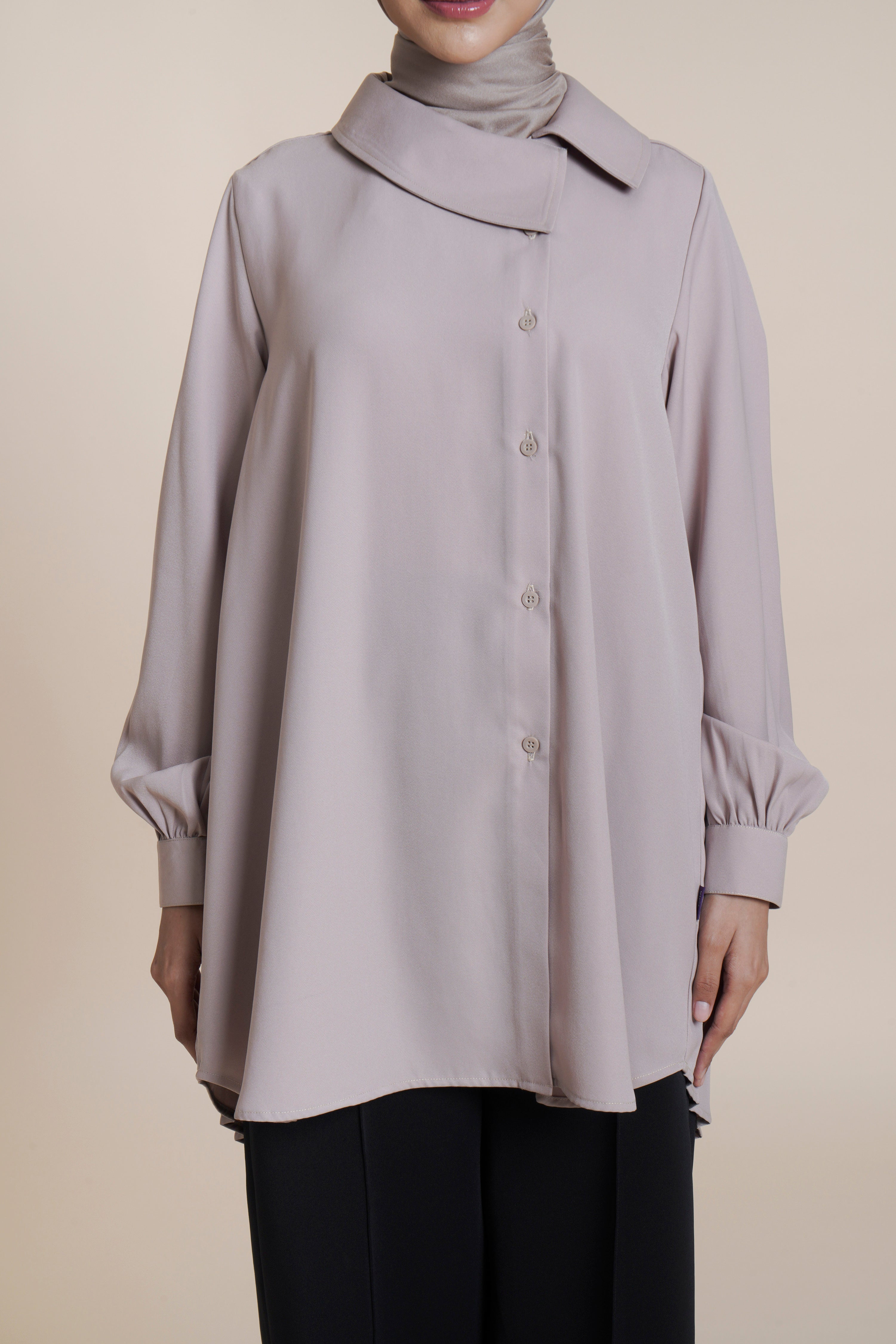 Tunik Kancing Pleats