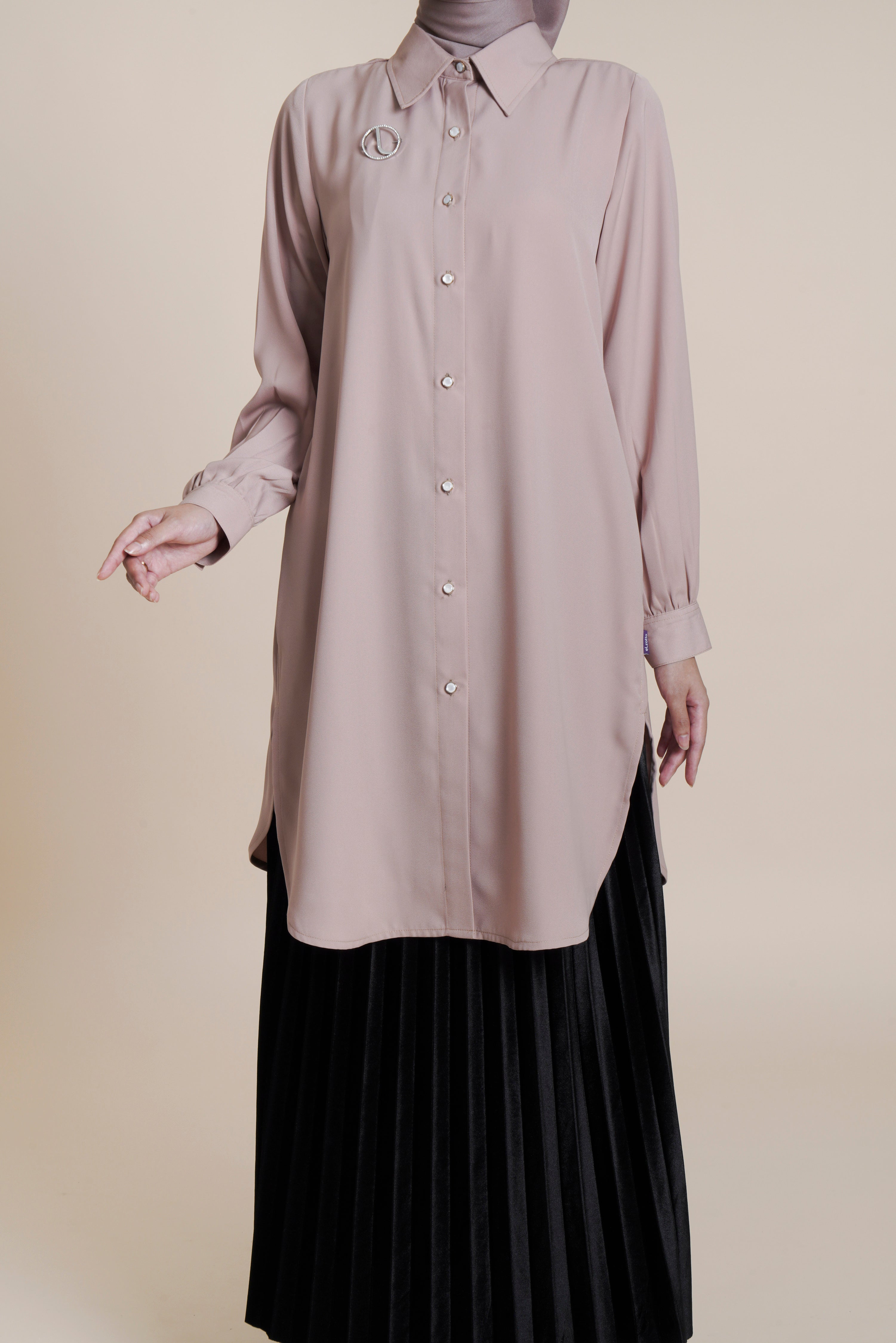 Long Tunik Kancing