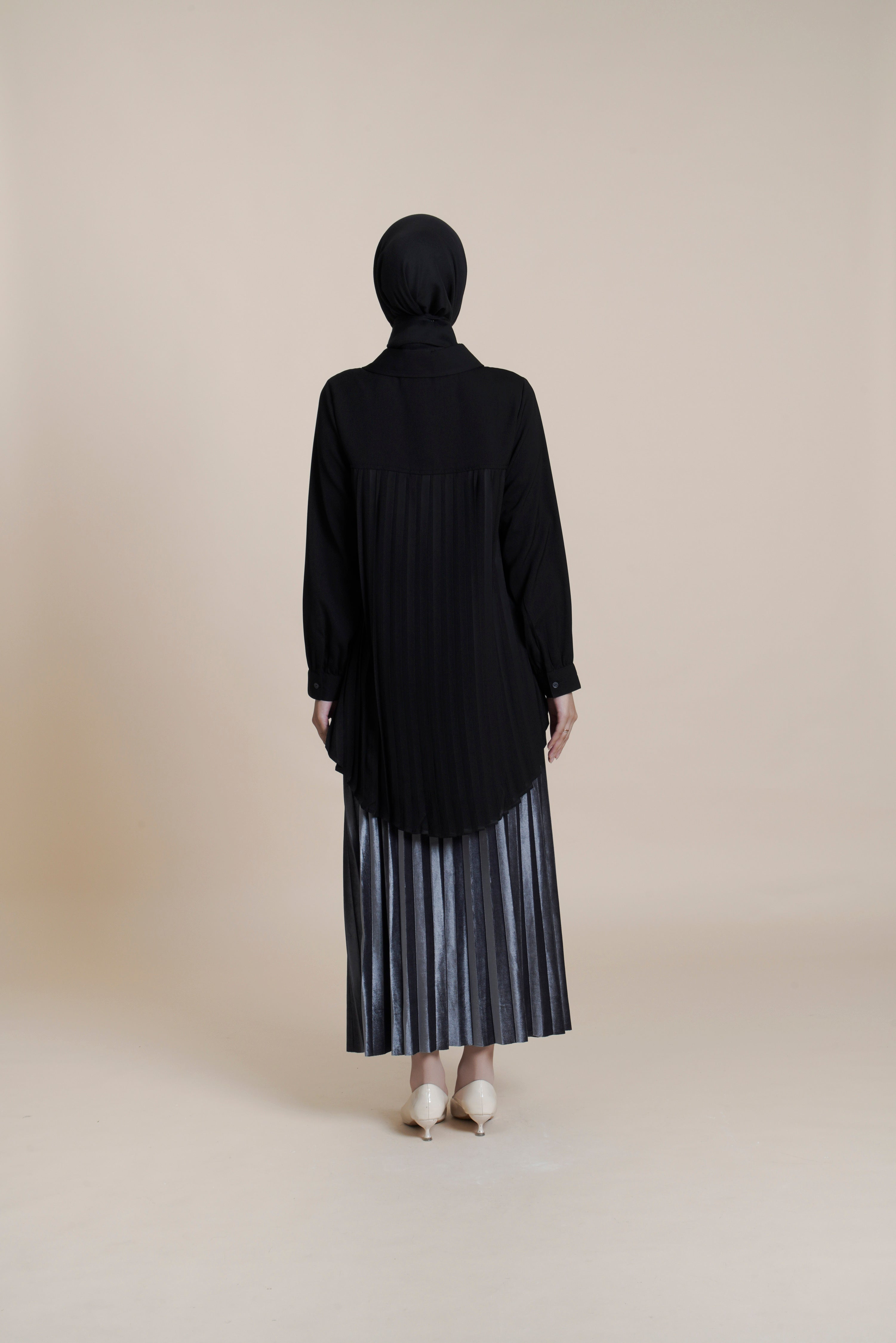 Tunik Kancing Pleats