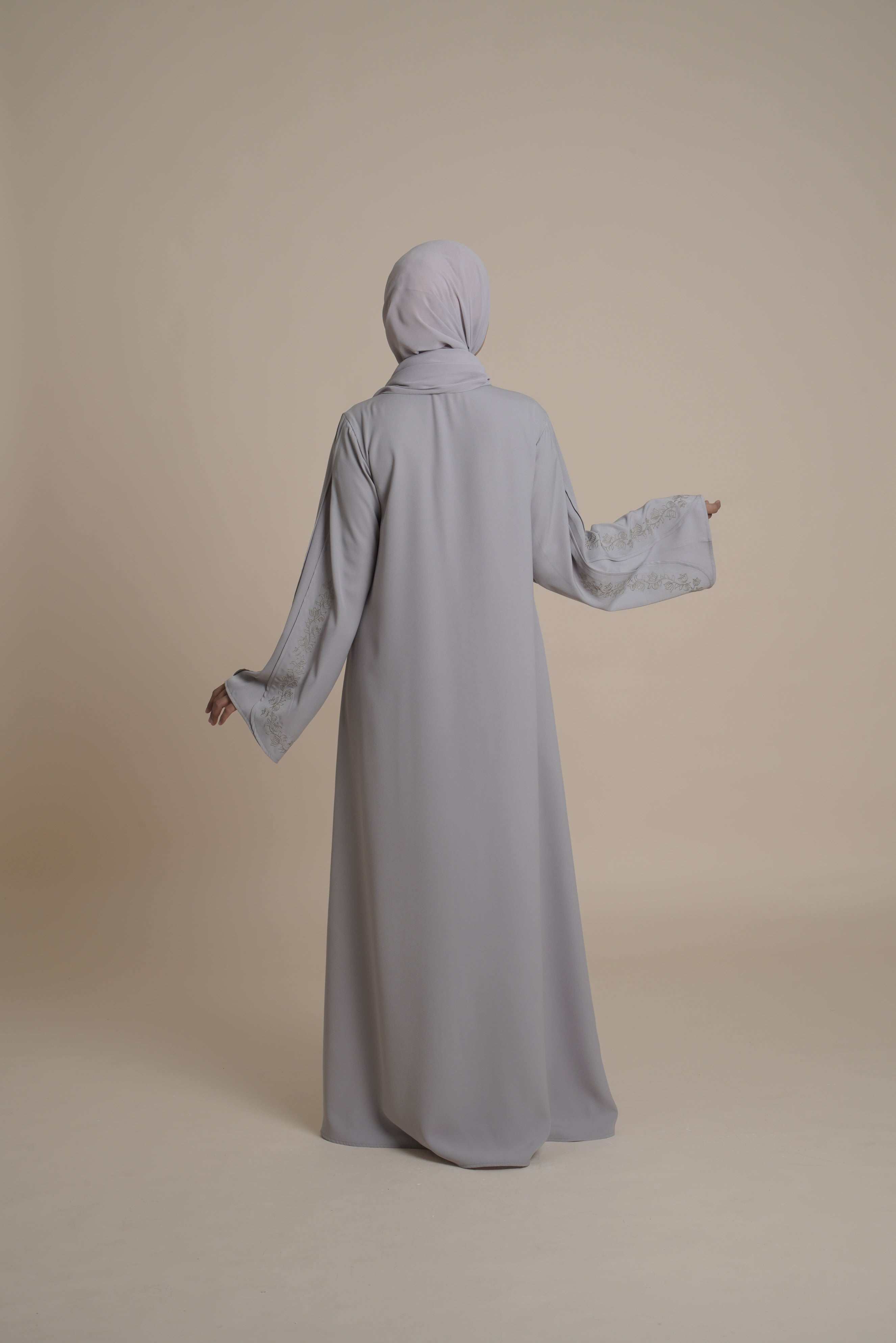 Gamis Plaket Bordir Hajar