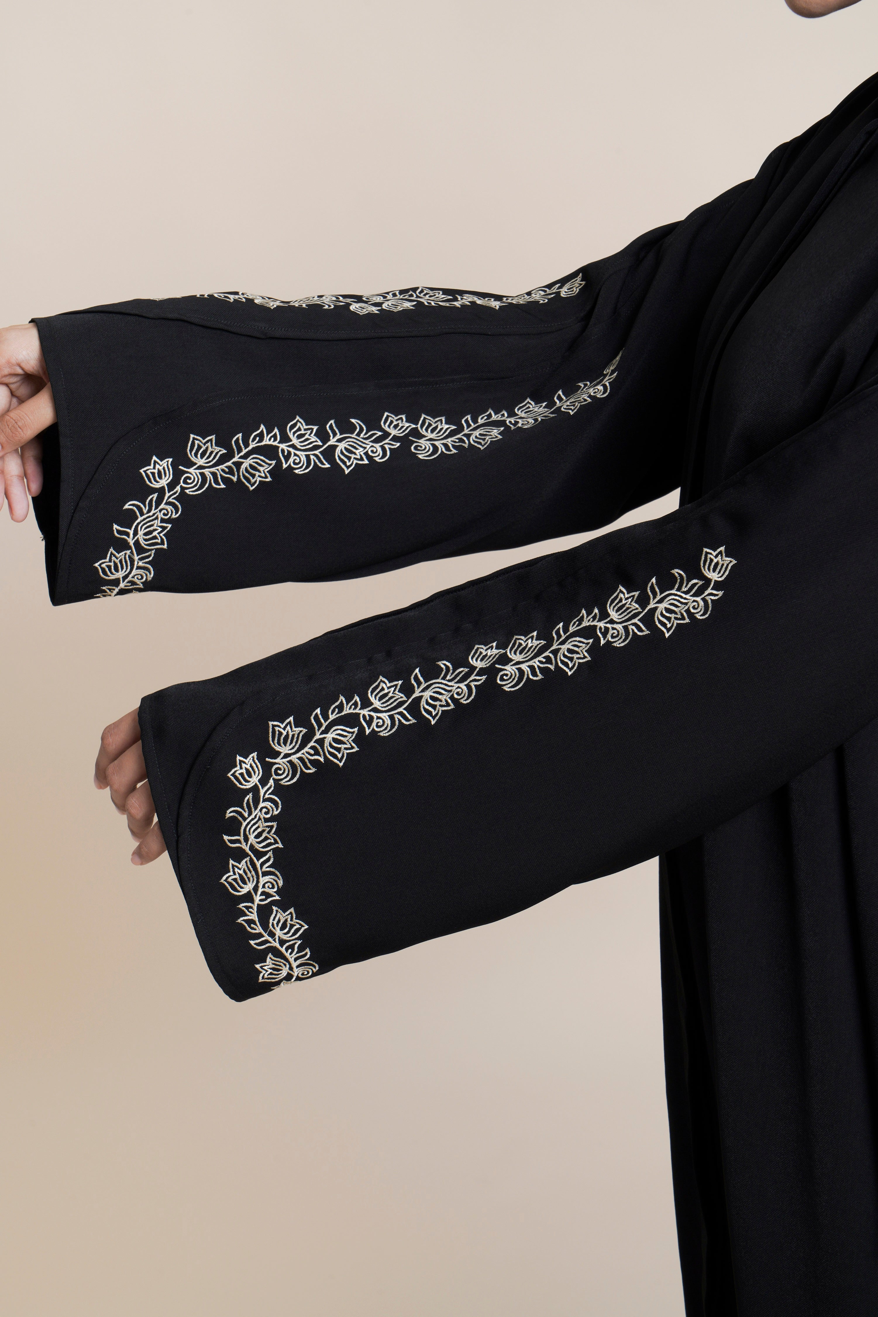 Gamis Plaket Bordir Hajar