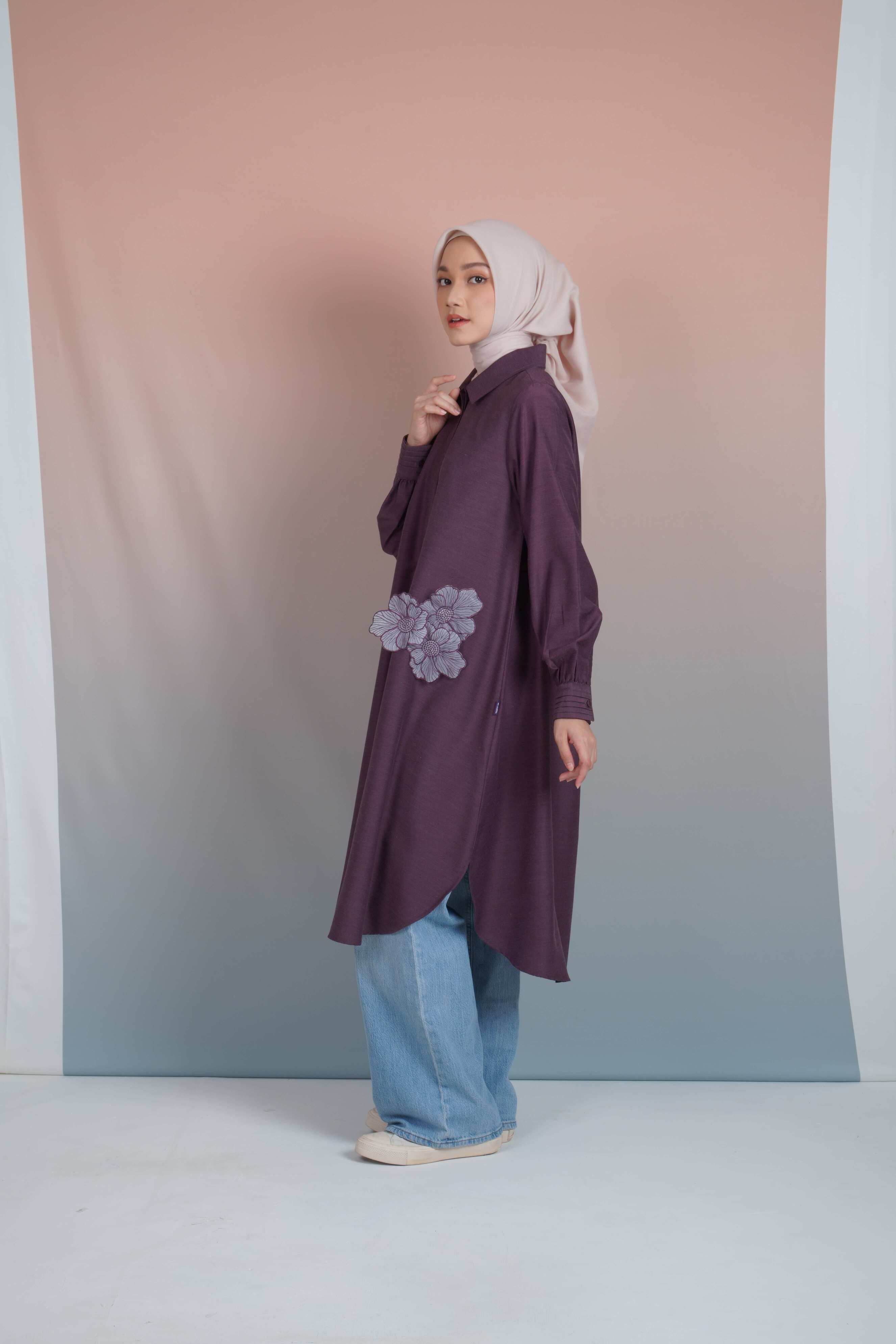 LONG TUNIK SAFFRON PATCH