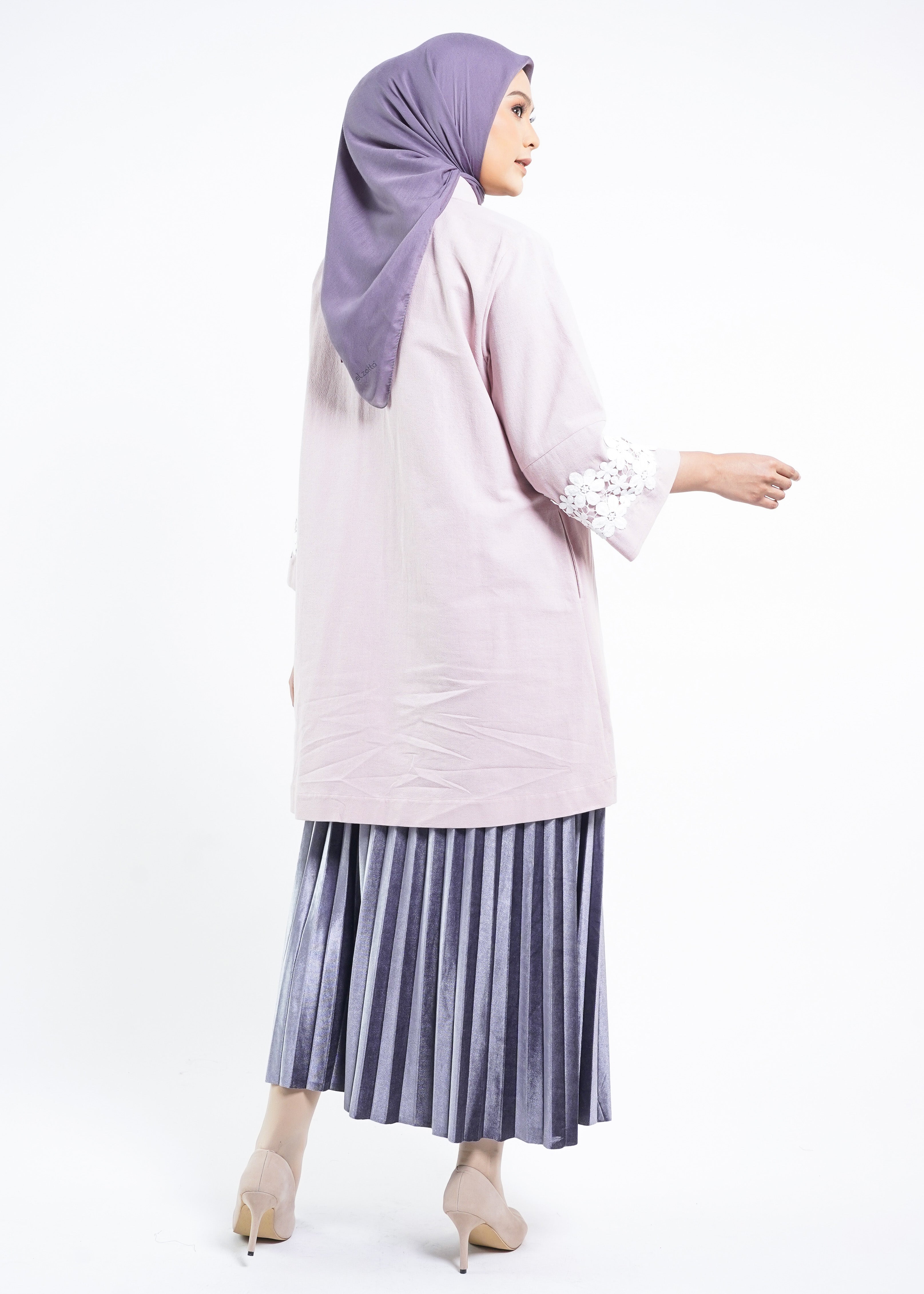 Tunik Linen Renda Al-Bukhari