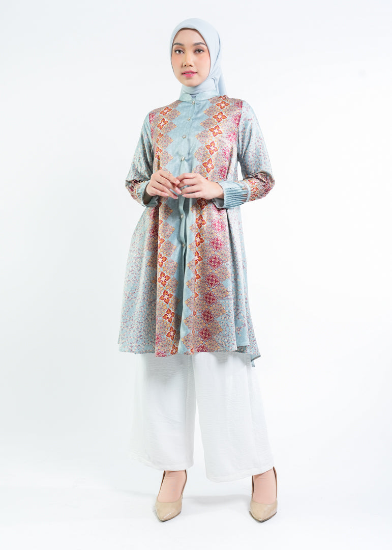 Long Tunik Lipit Al-Bukhari