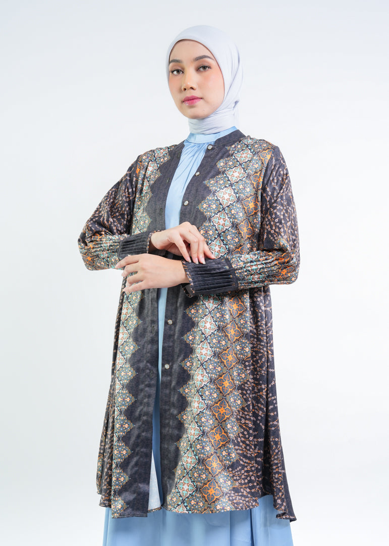 Long Tunik Lipit Al-Bukhari