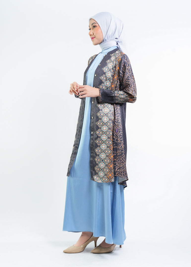 Long Tunik Lipit Al-Bukhari