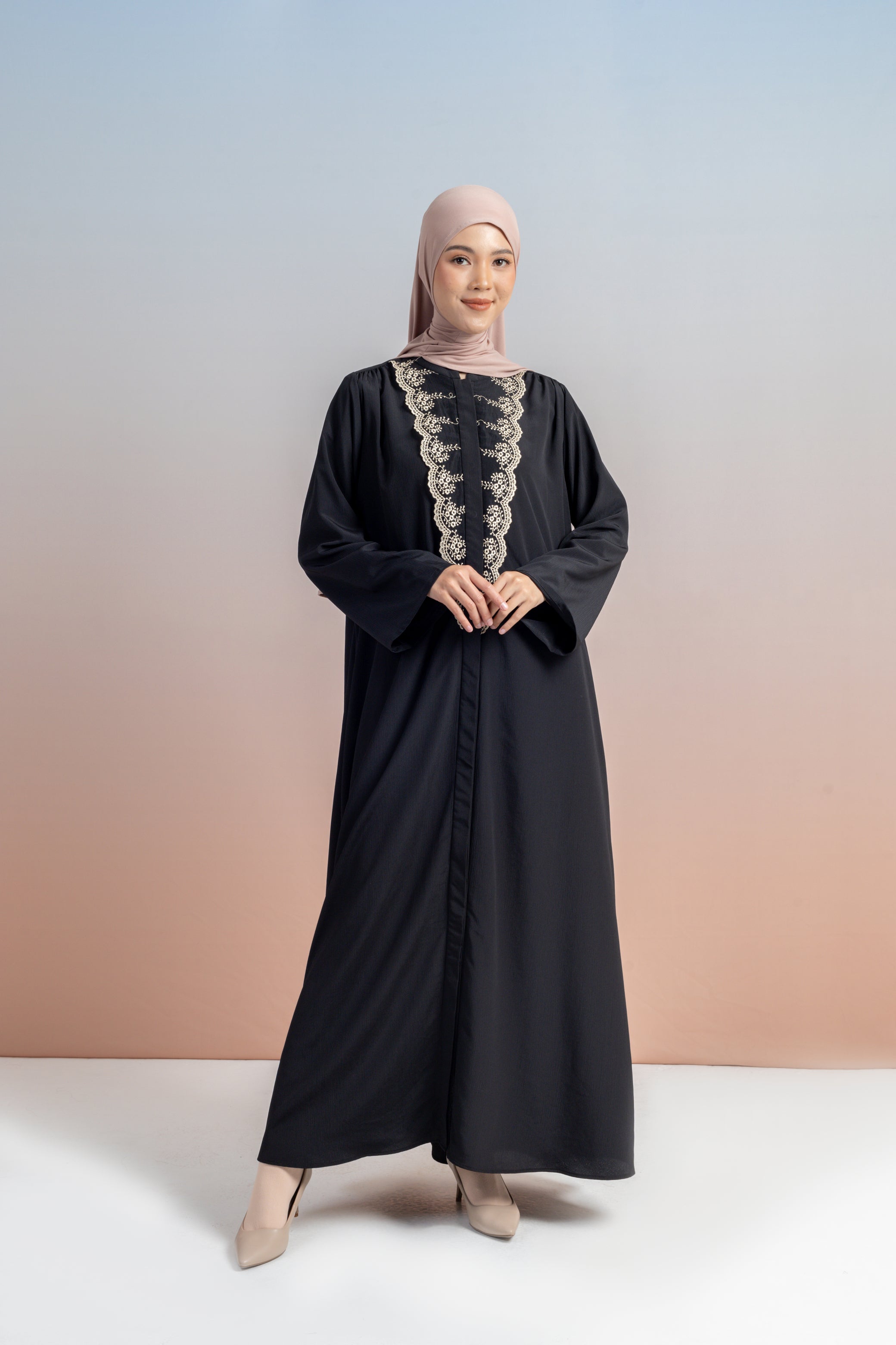 Abaya Mecca Lace