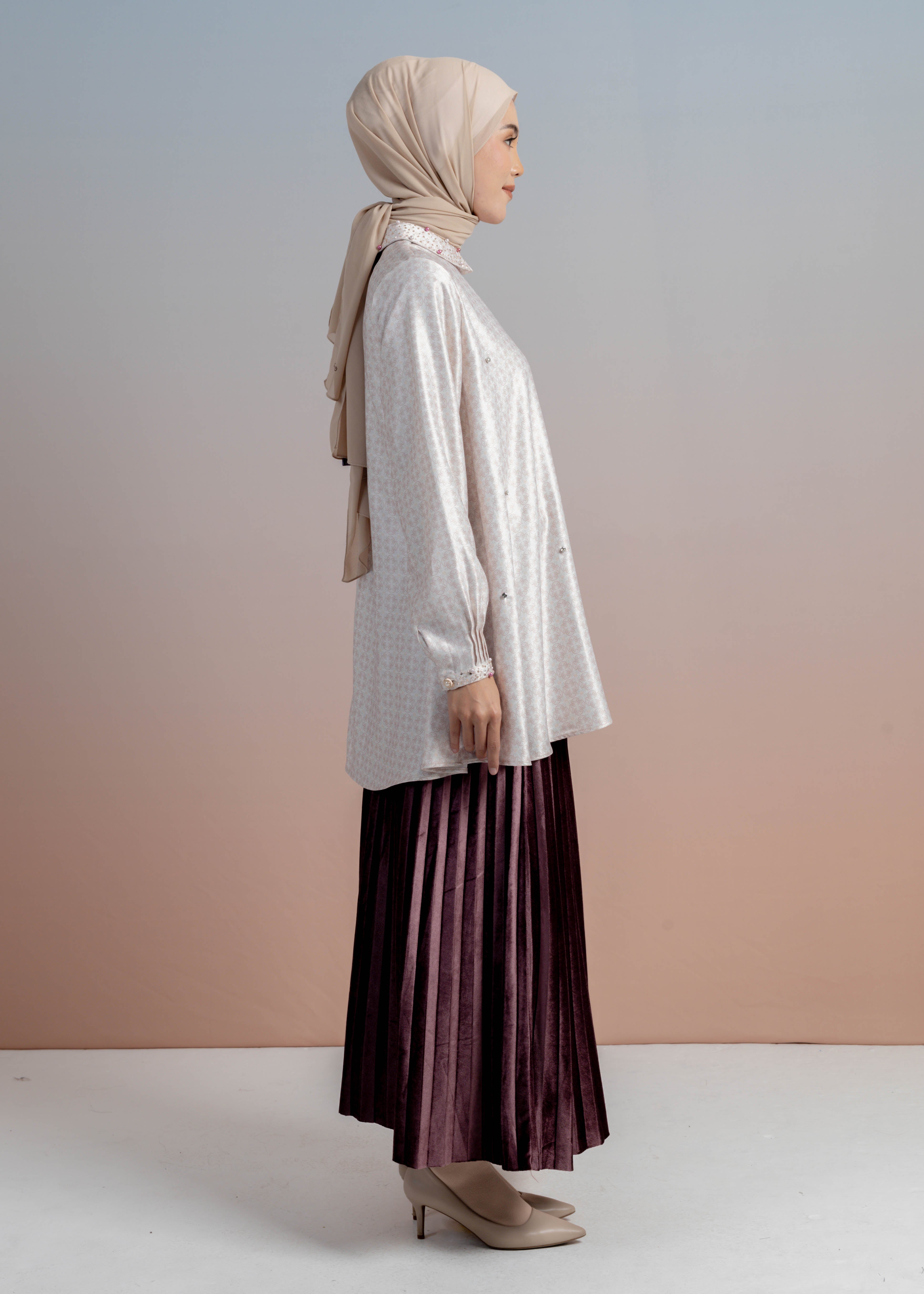 Tunik Beads Satin Marrakesh