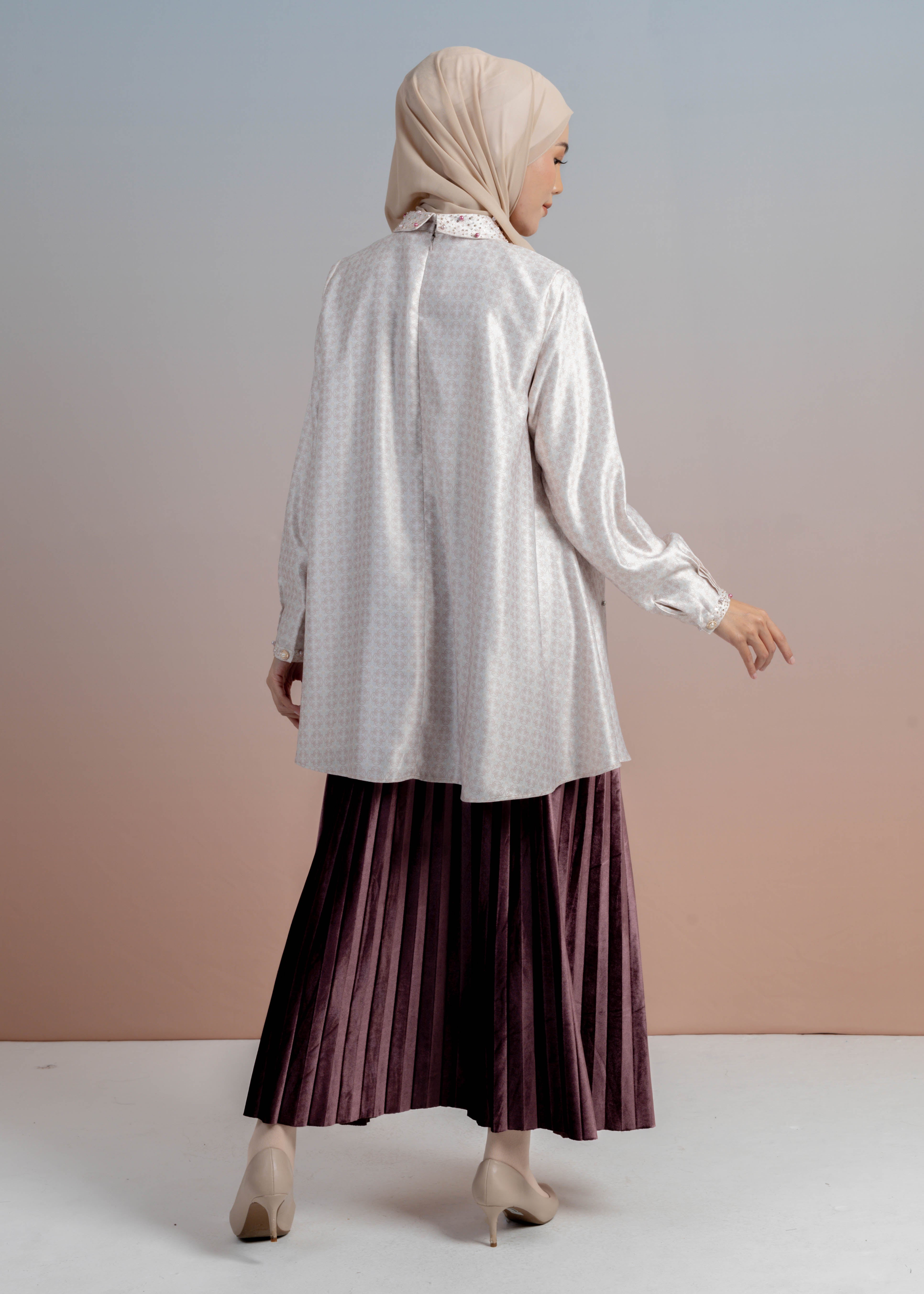 Tunik Beads Satin Marrakesh