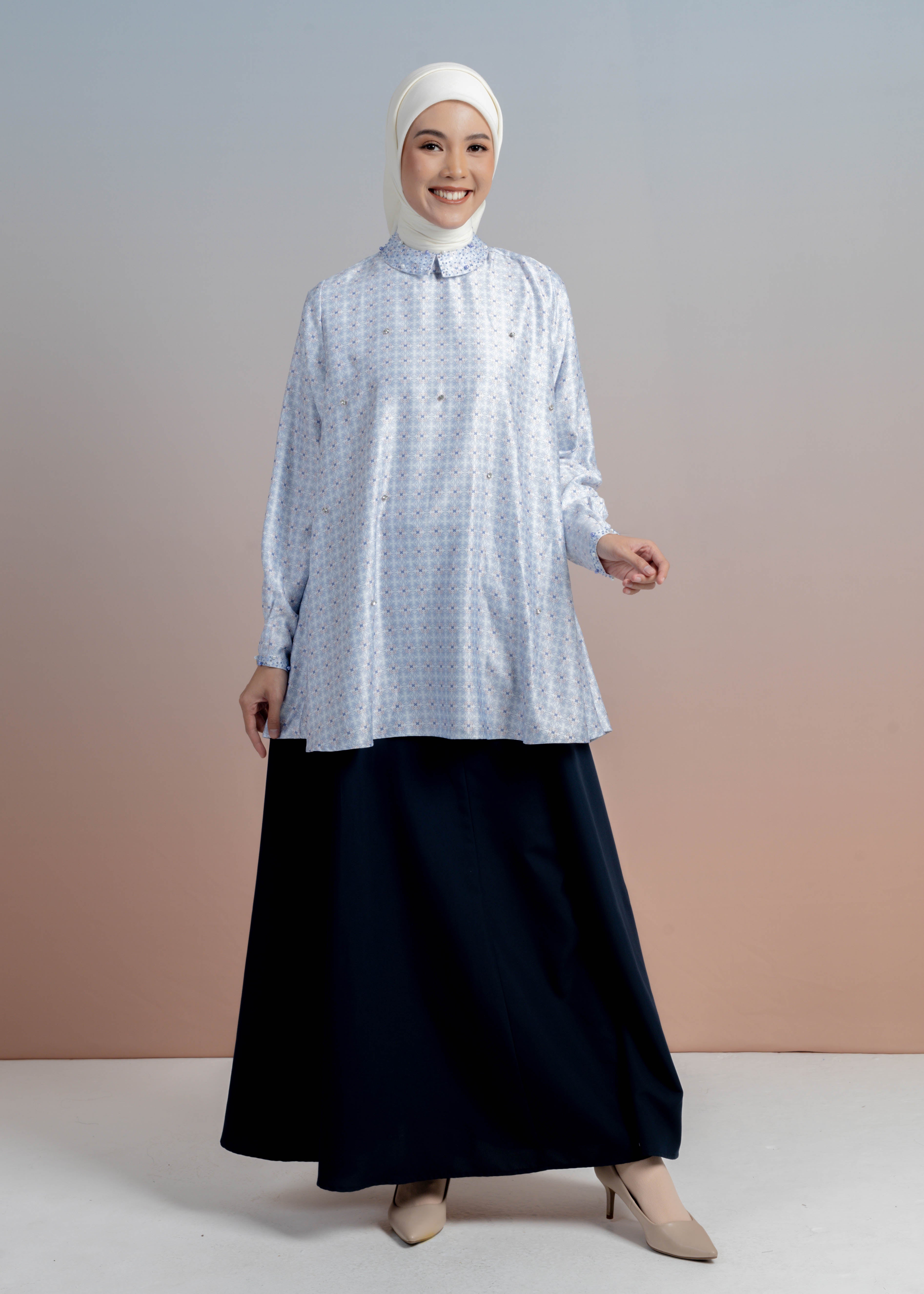 Tunik Beads Satin Marrakesh