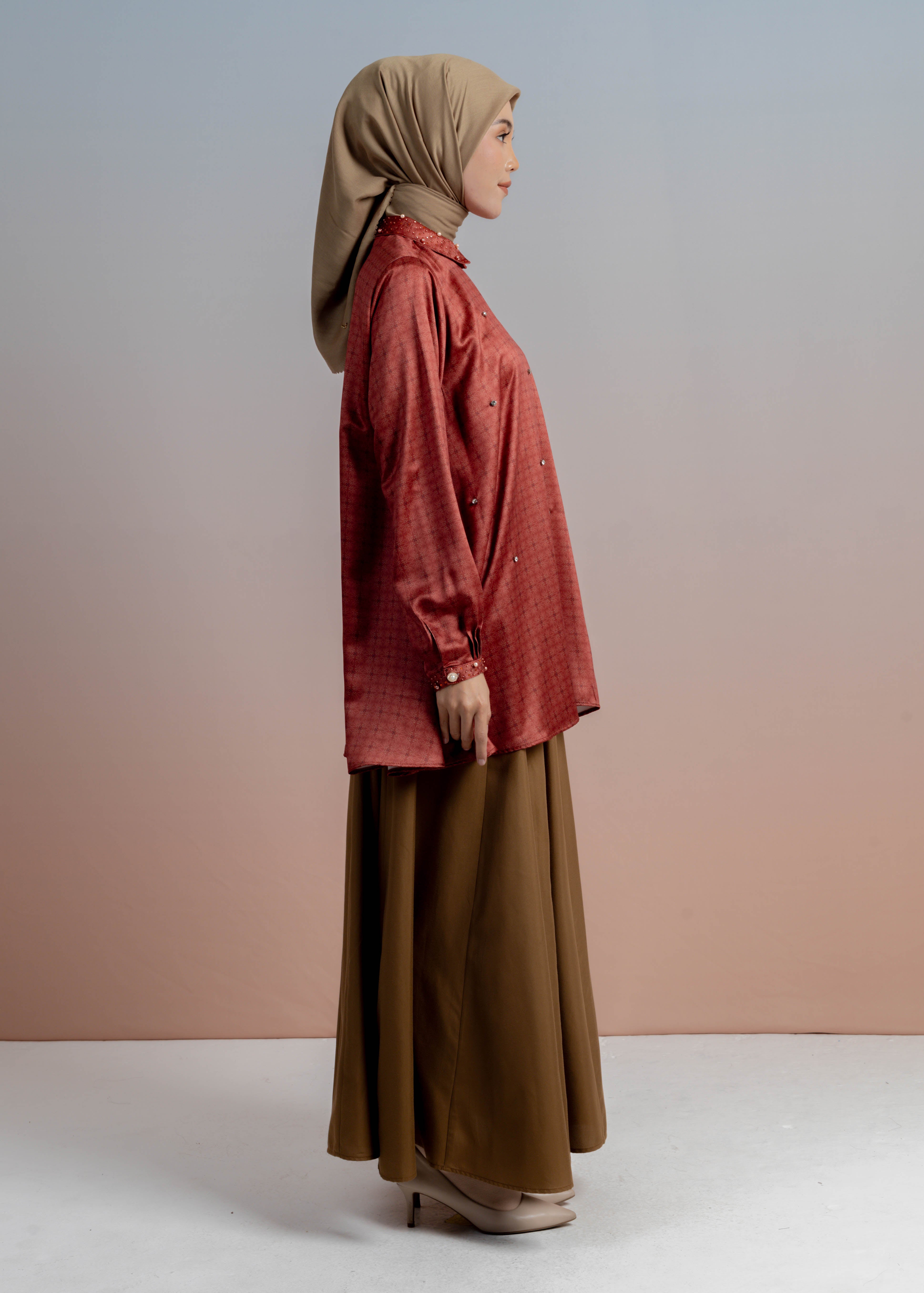 Tunik Beads Satin Marrakesh