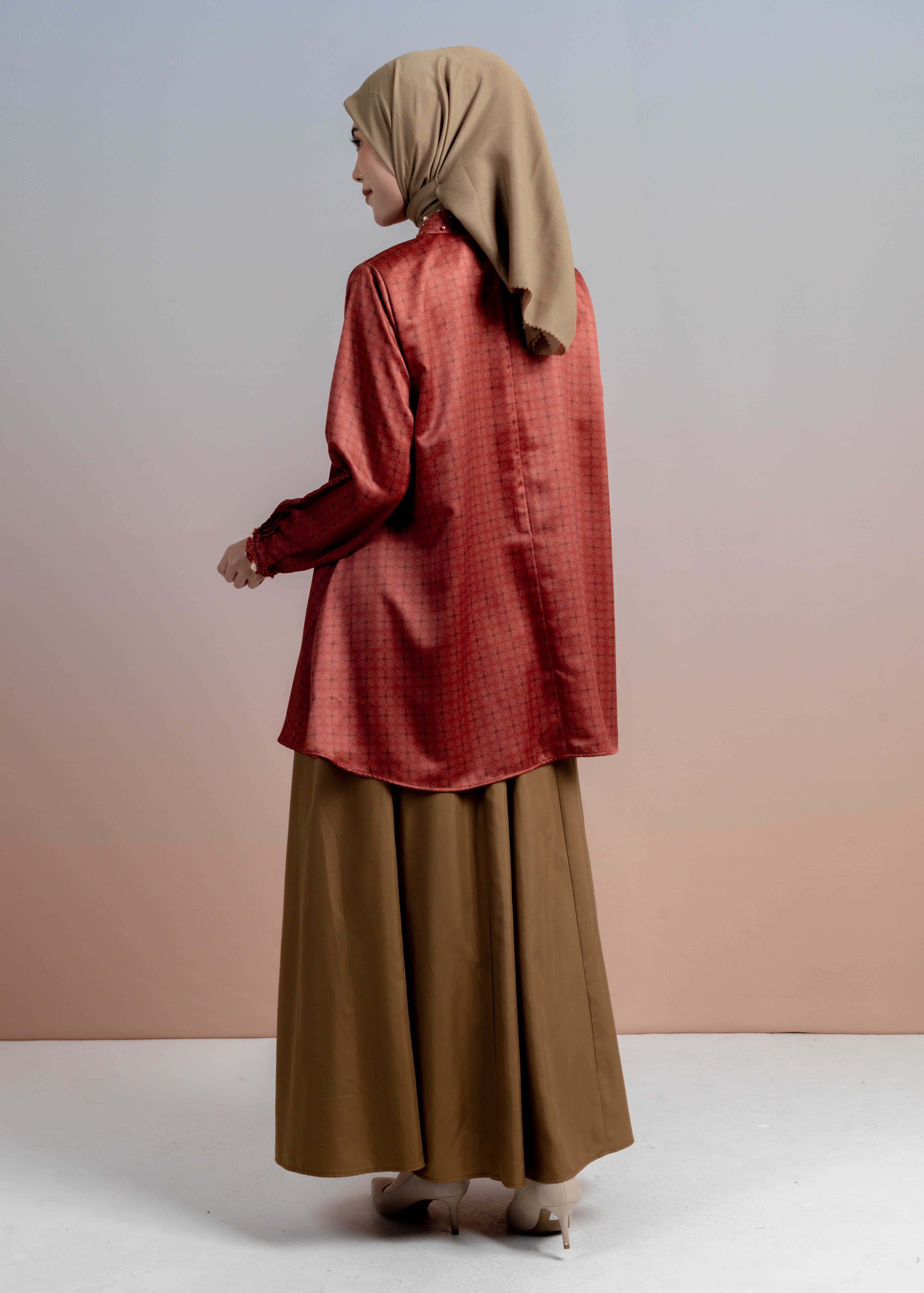 Tunik Beads Satin Marrakesh