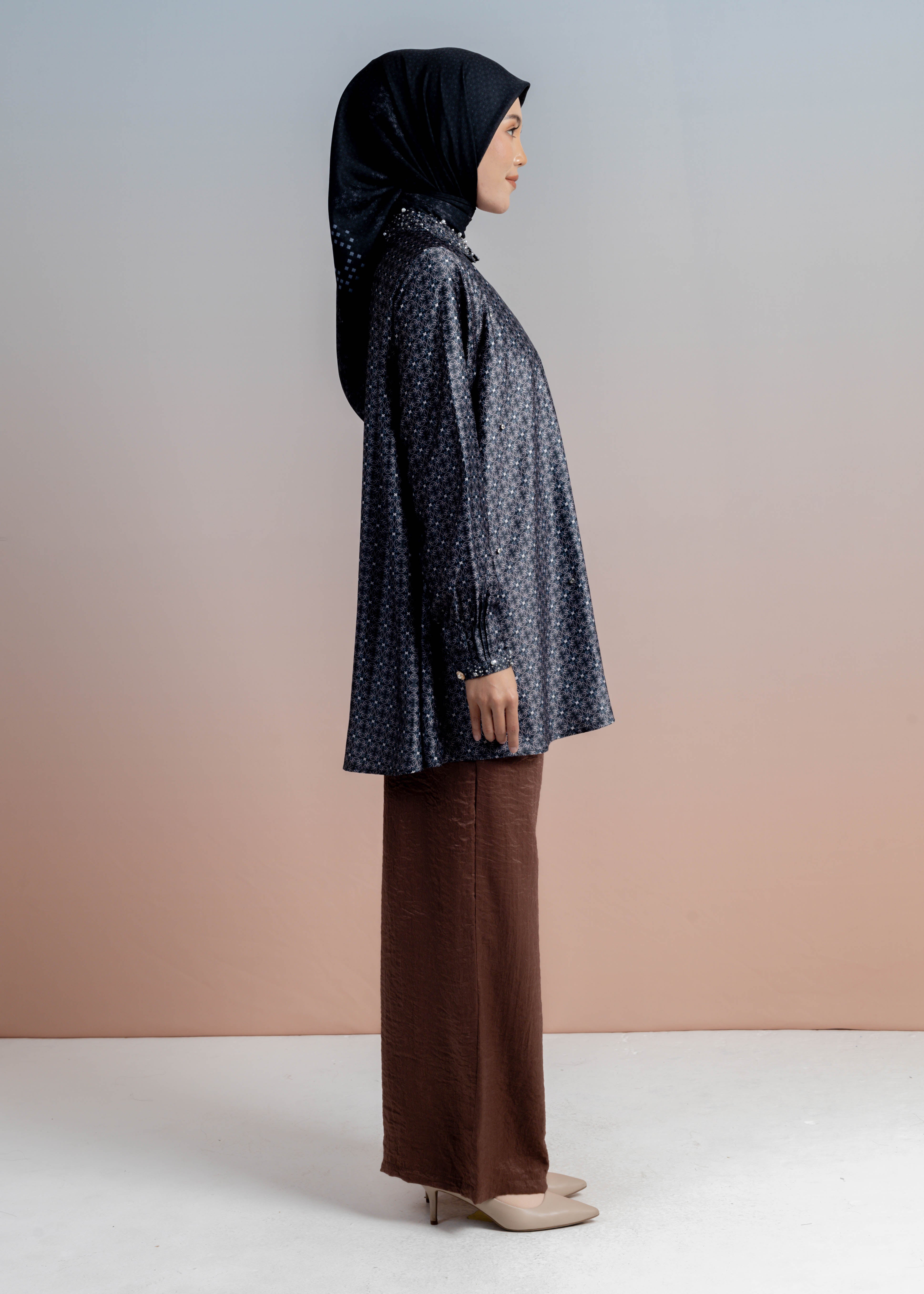 Tunik Beads Satin Marrakesh