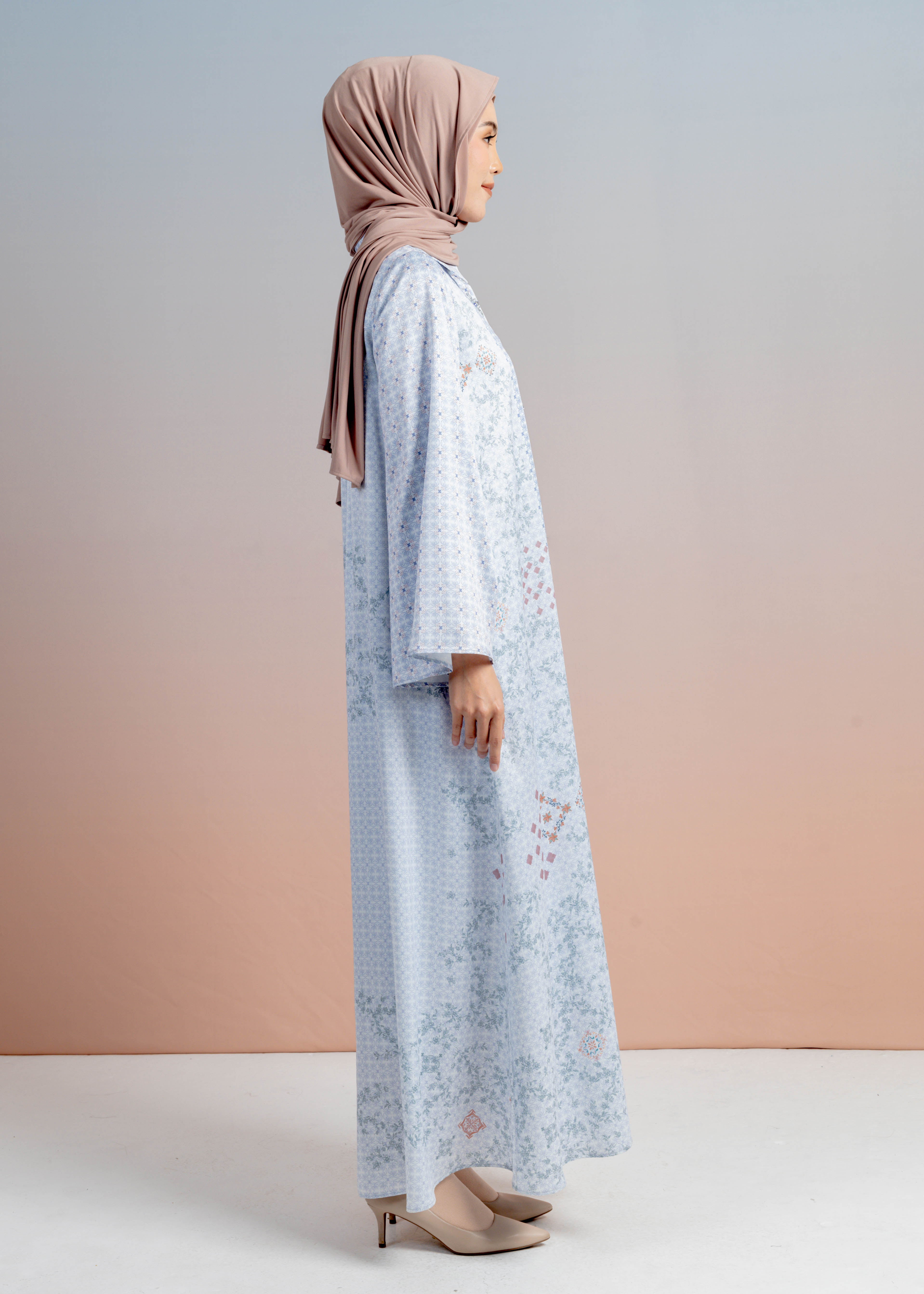 Gamis Satin Beads Marrakesh