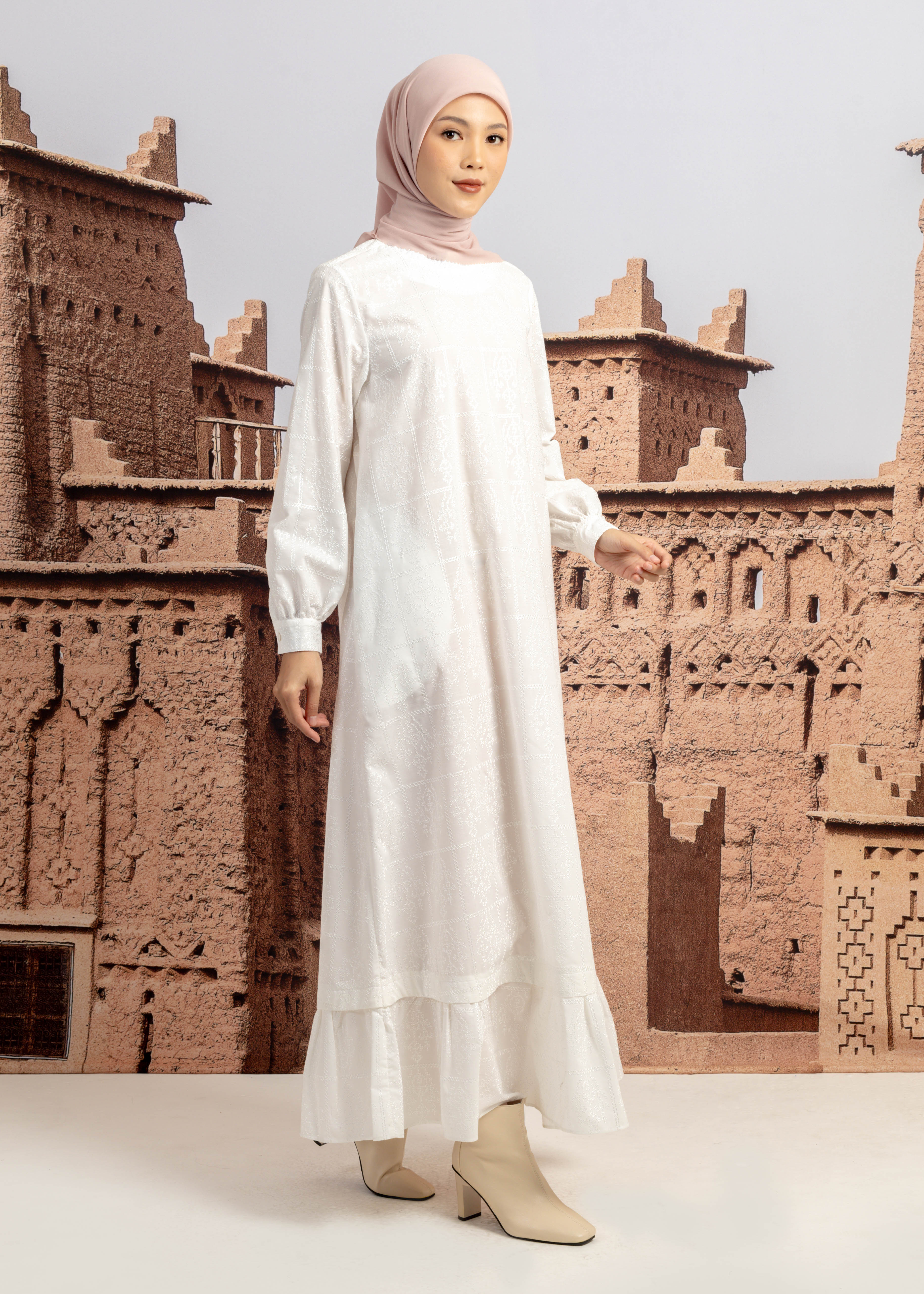 Gamis Cotton Embroiderry