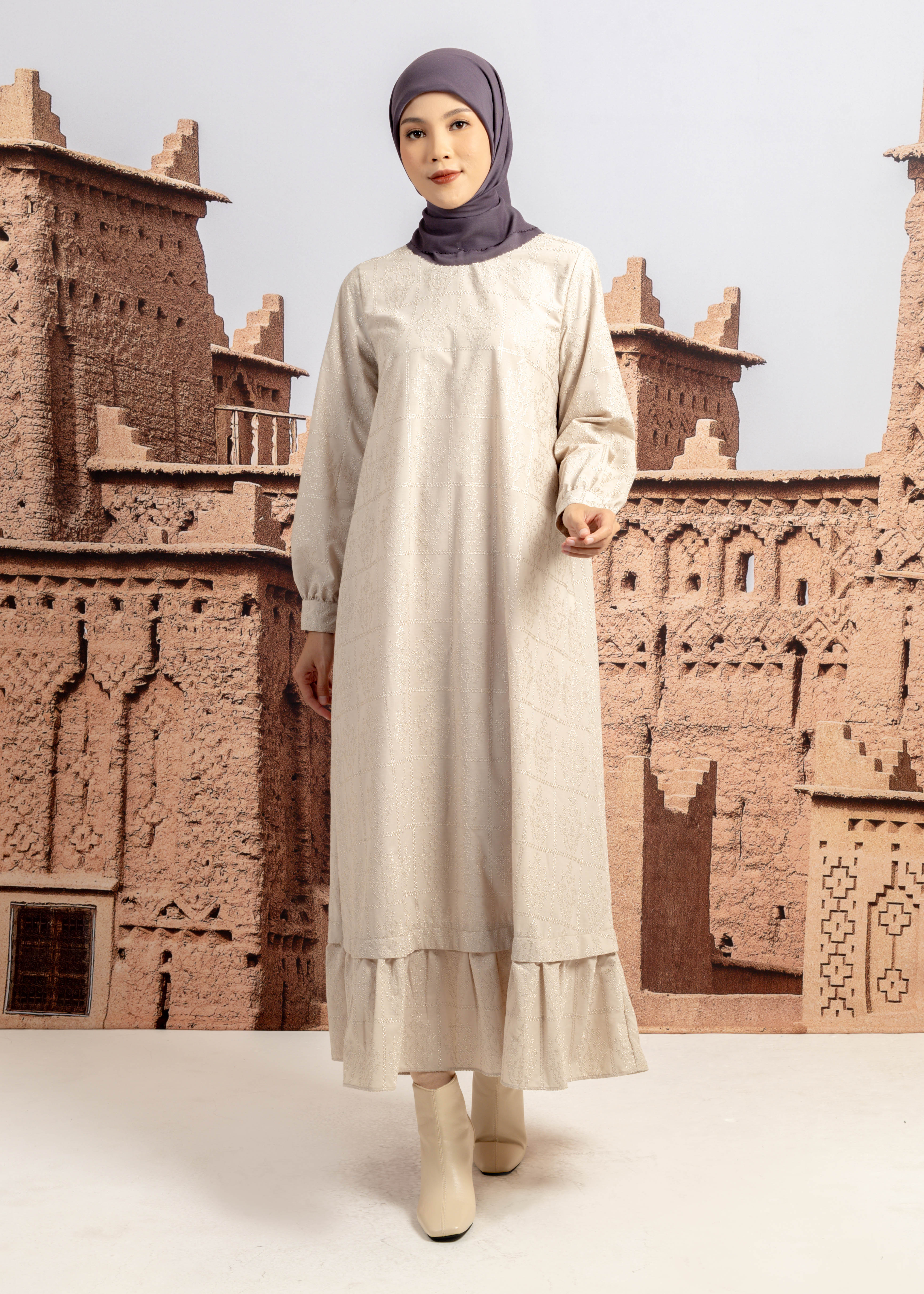 Gamis Cotton Embroiderry