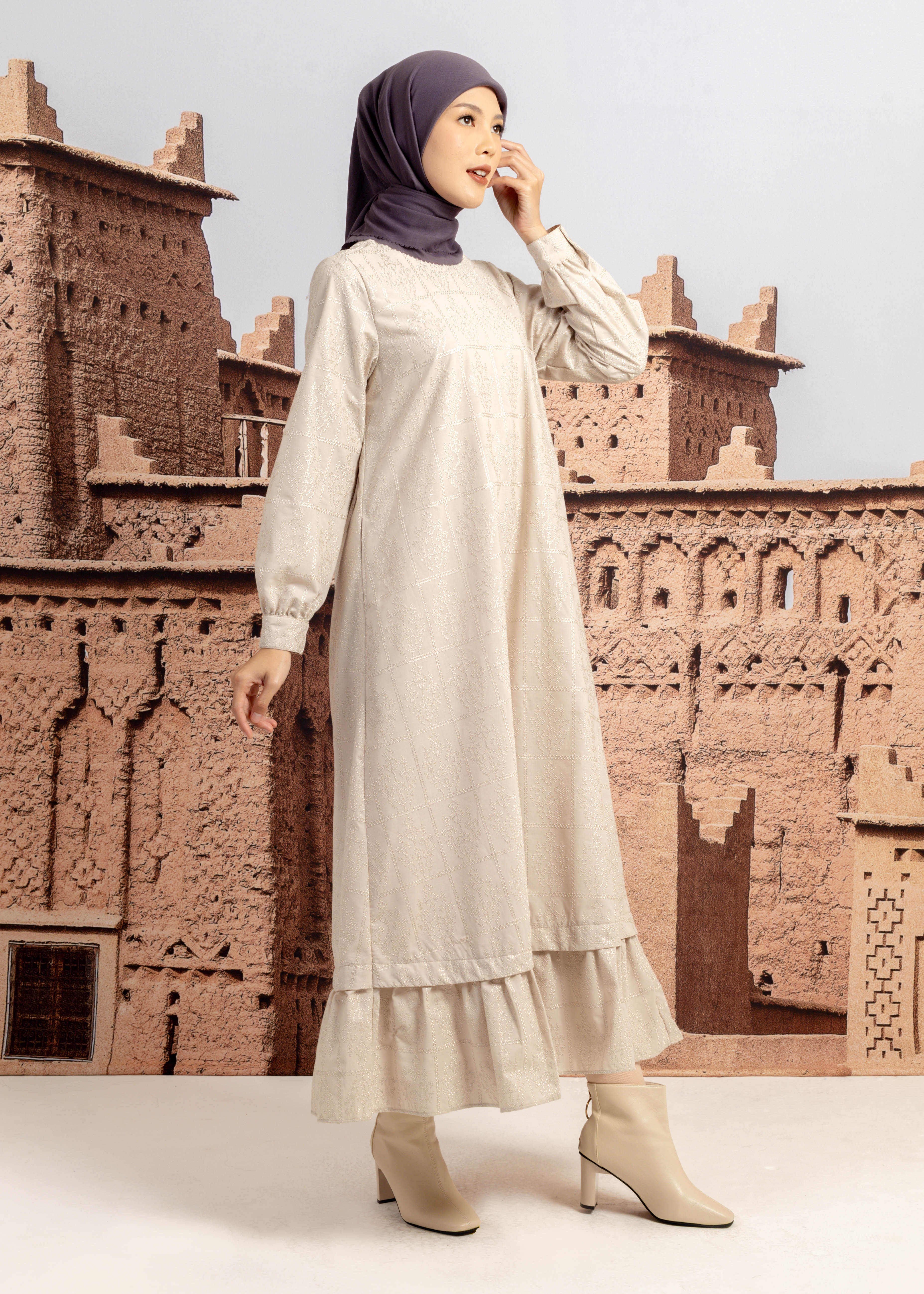 Gamis Cotton Embroiderry