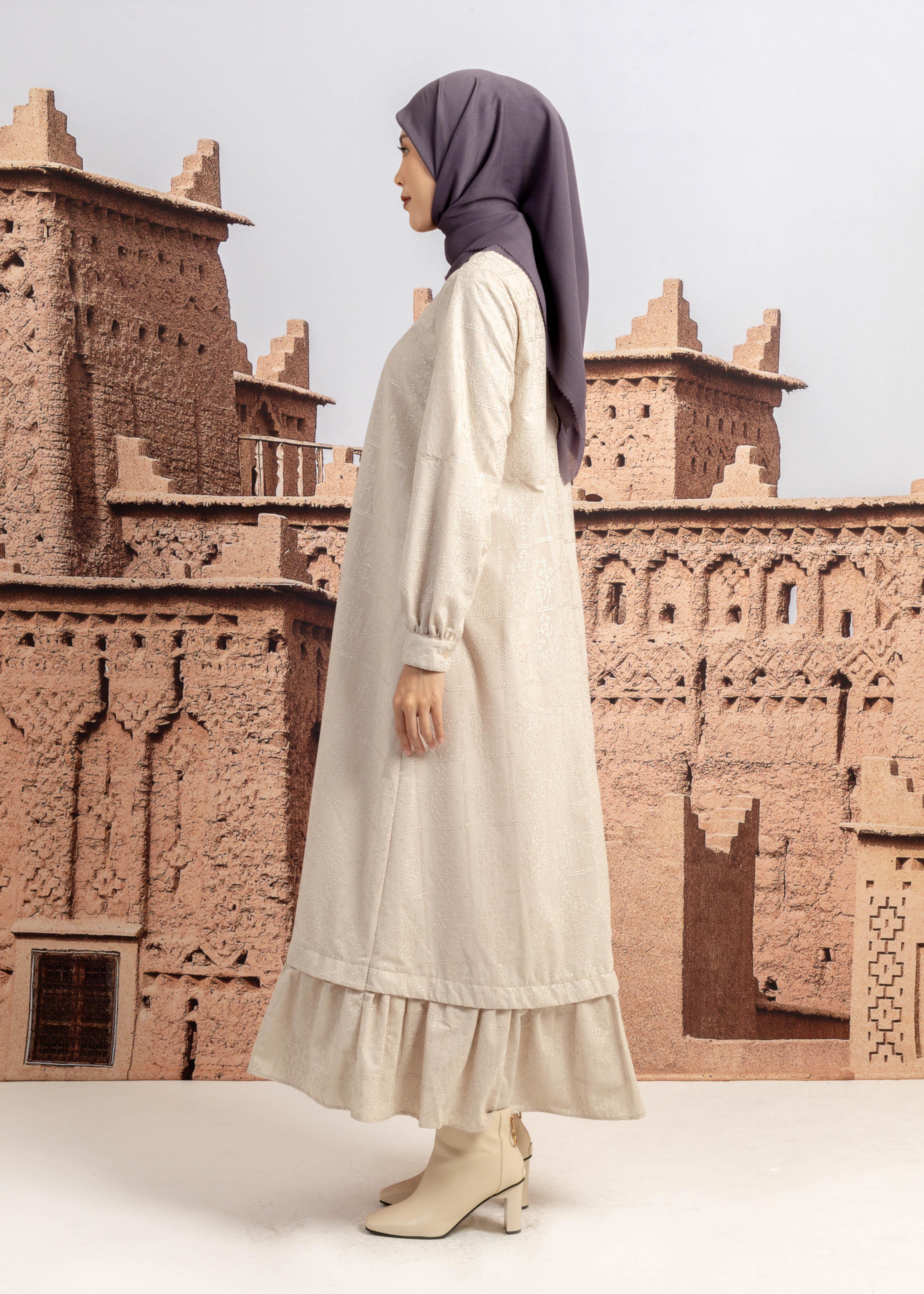 Gamis Cotton Embroiderry