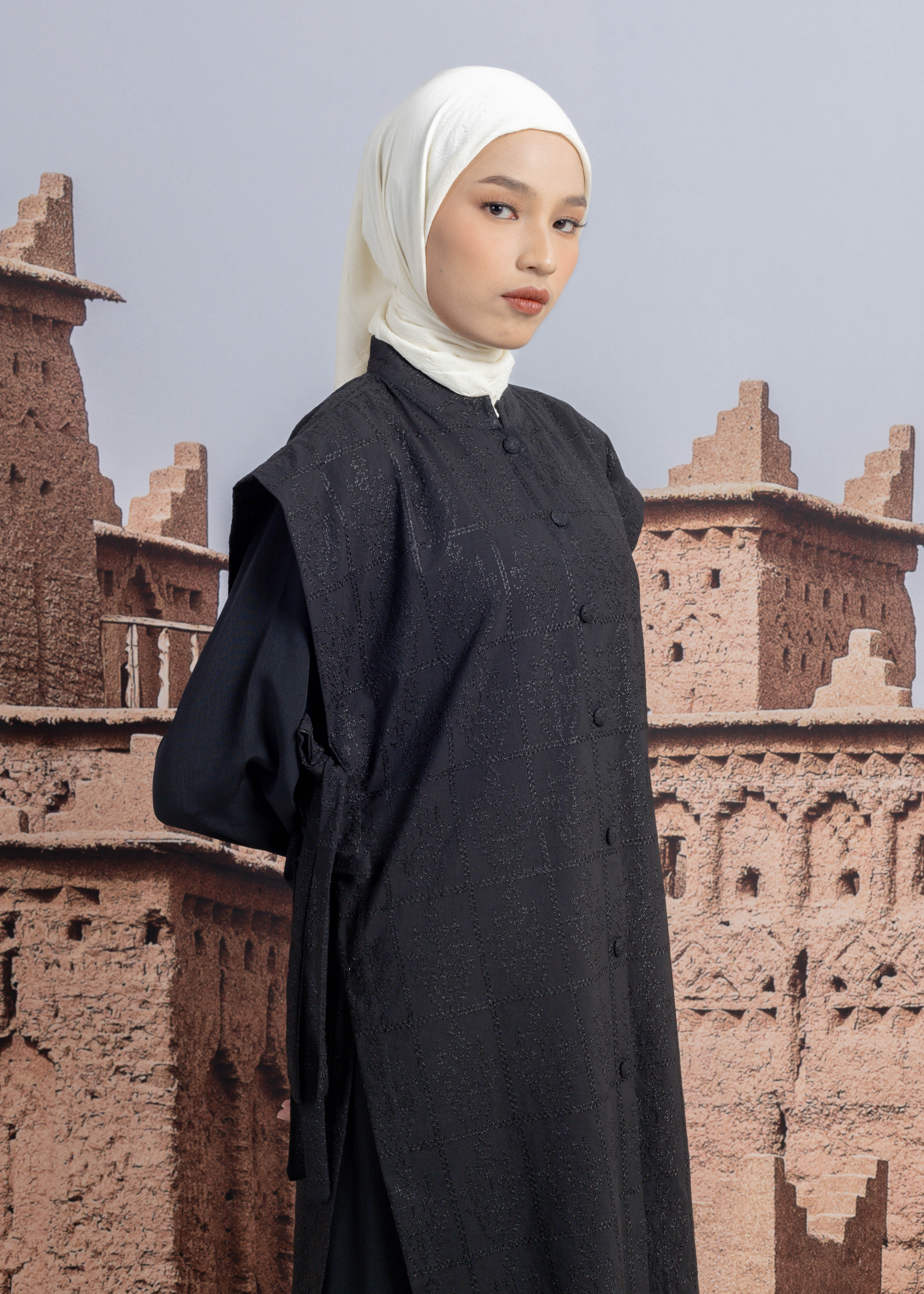 Vest Cotton Embroiderry