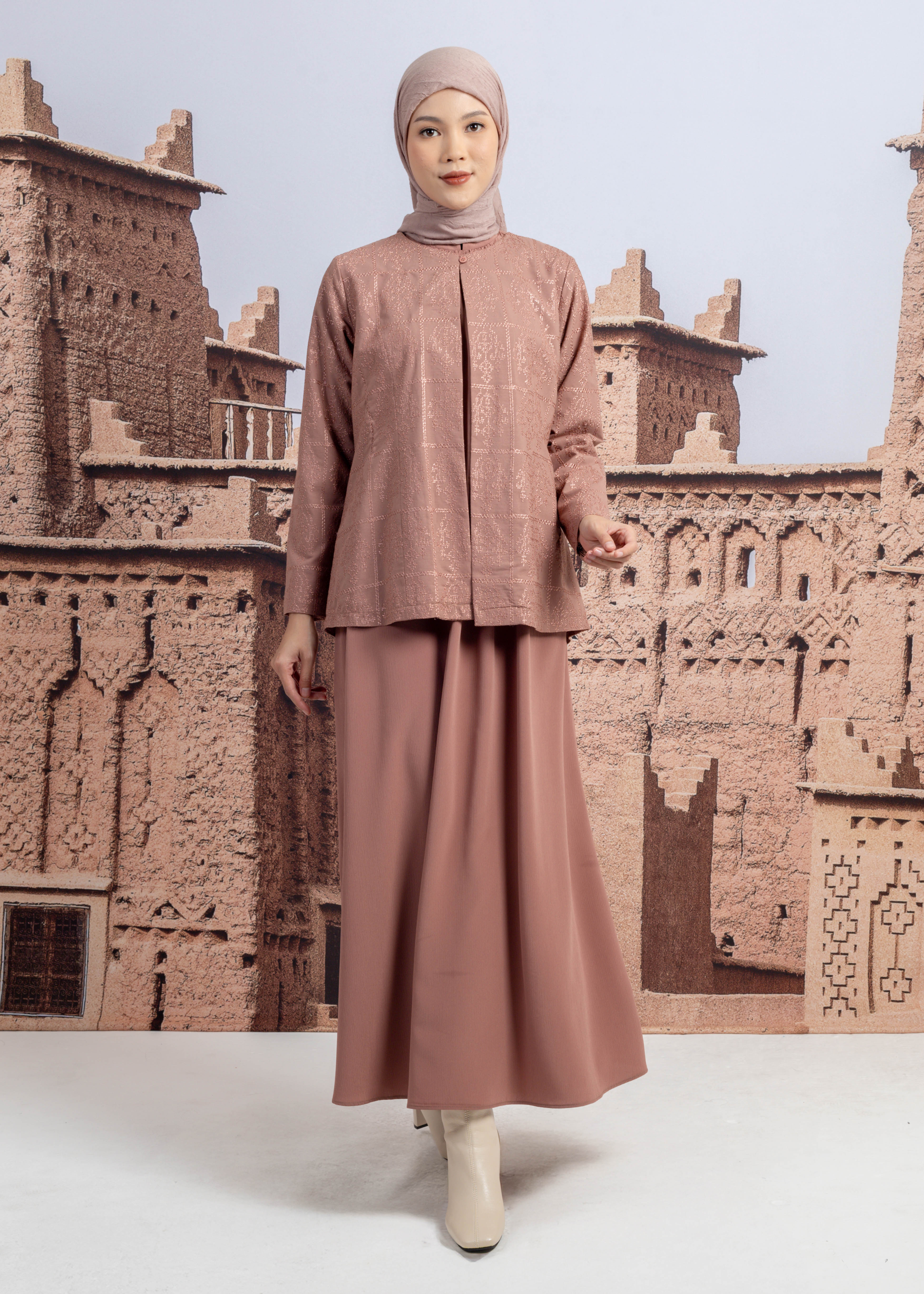 Outer Kancing Cotton Embroiderry