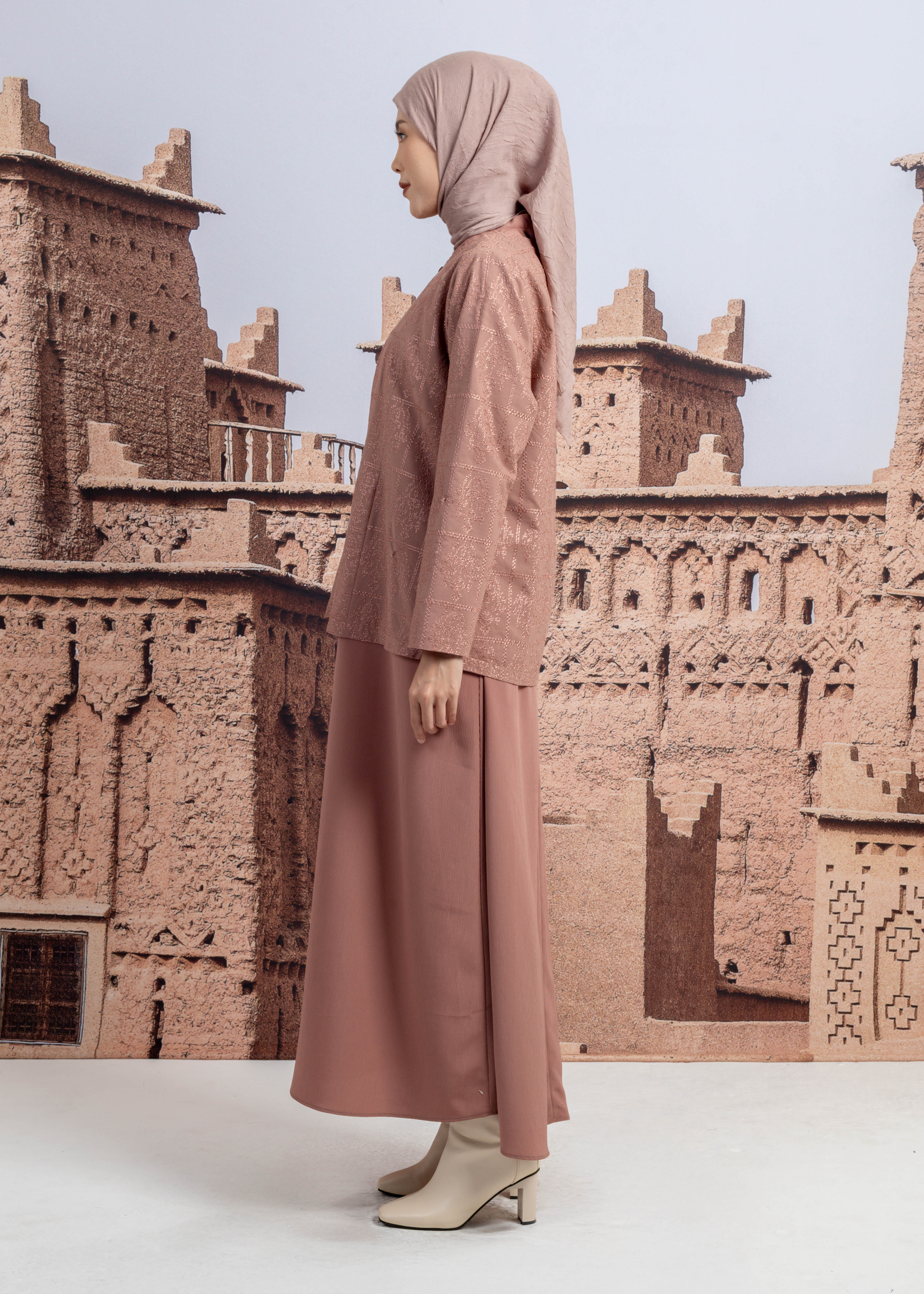 Outer Kancing Cotton Embroiderry