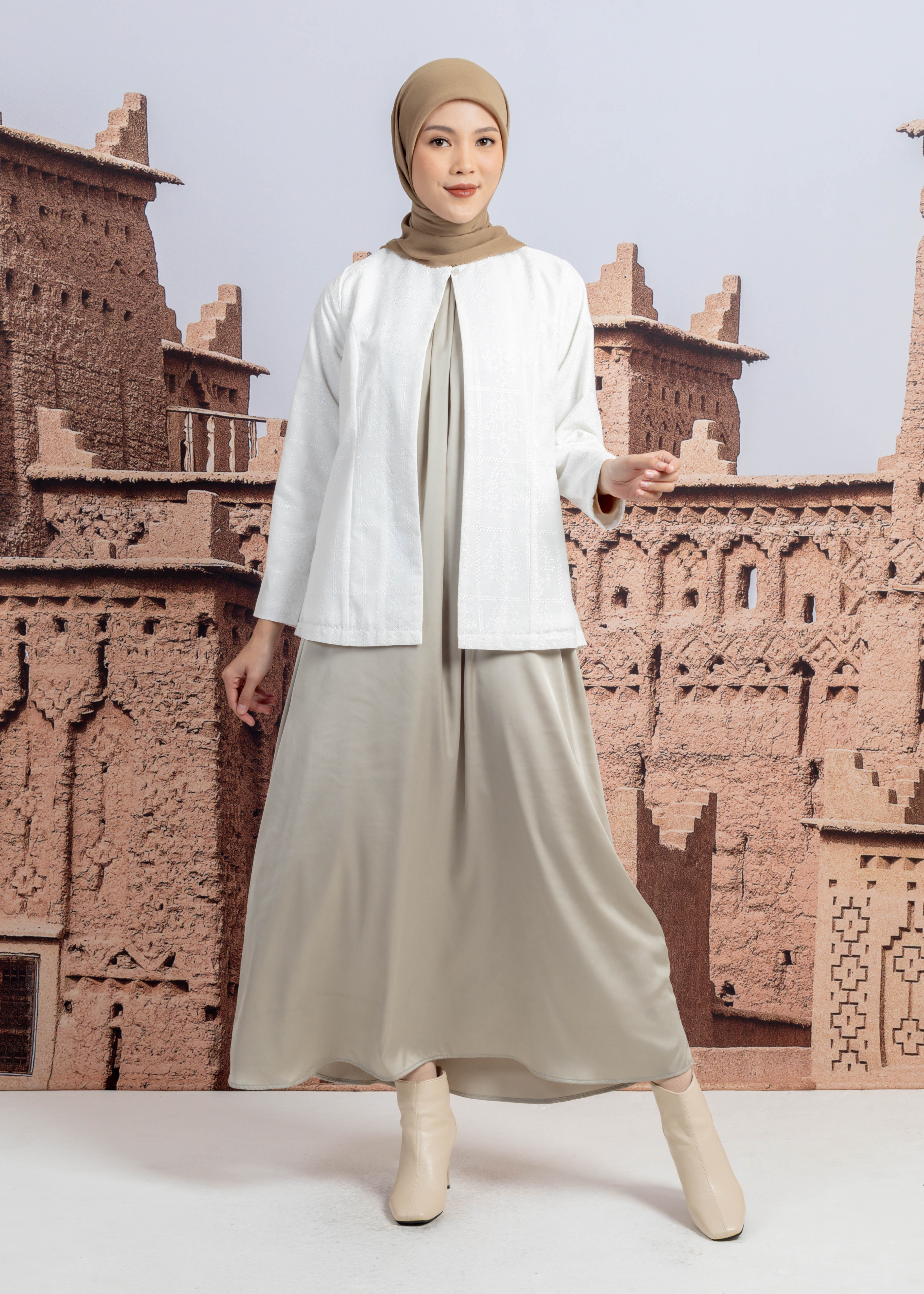 Outer Kancing Cotton Embroiderry